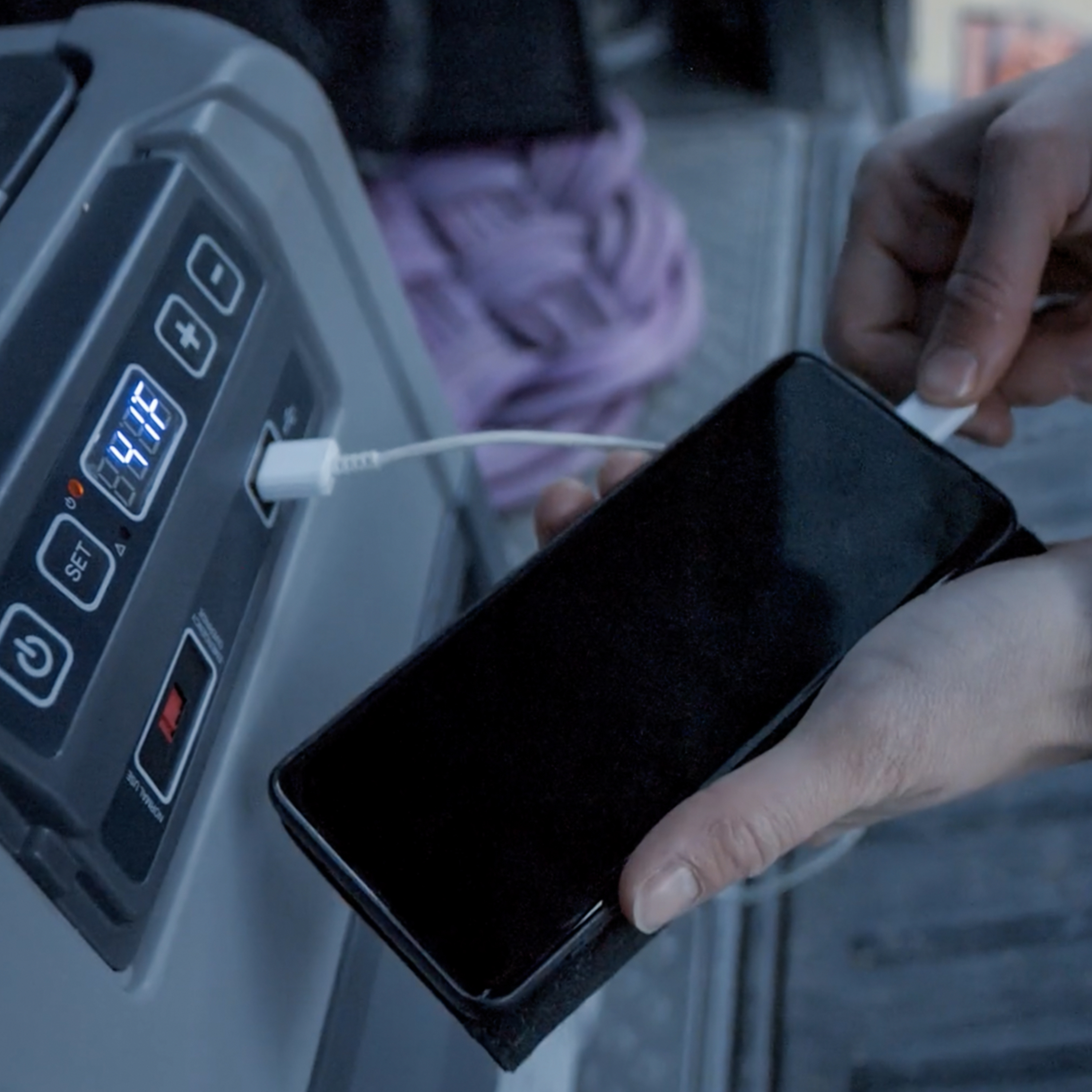 PROJECT X Blizzard Box 22-Quart Portable Electric Cooler AC58153-1