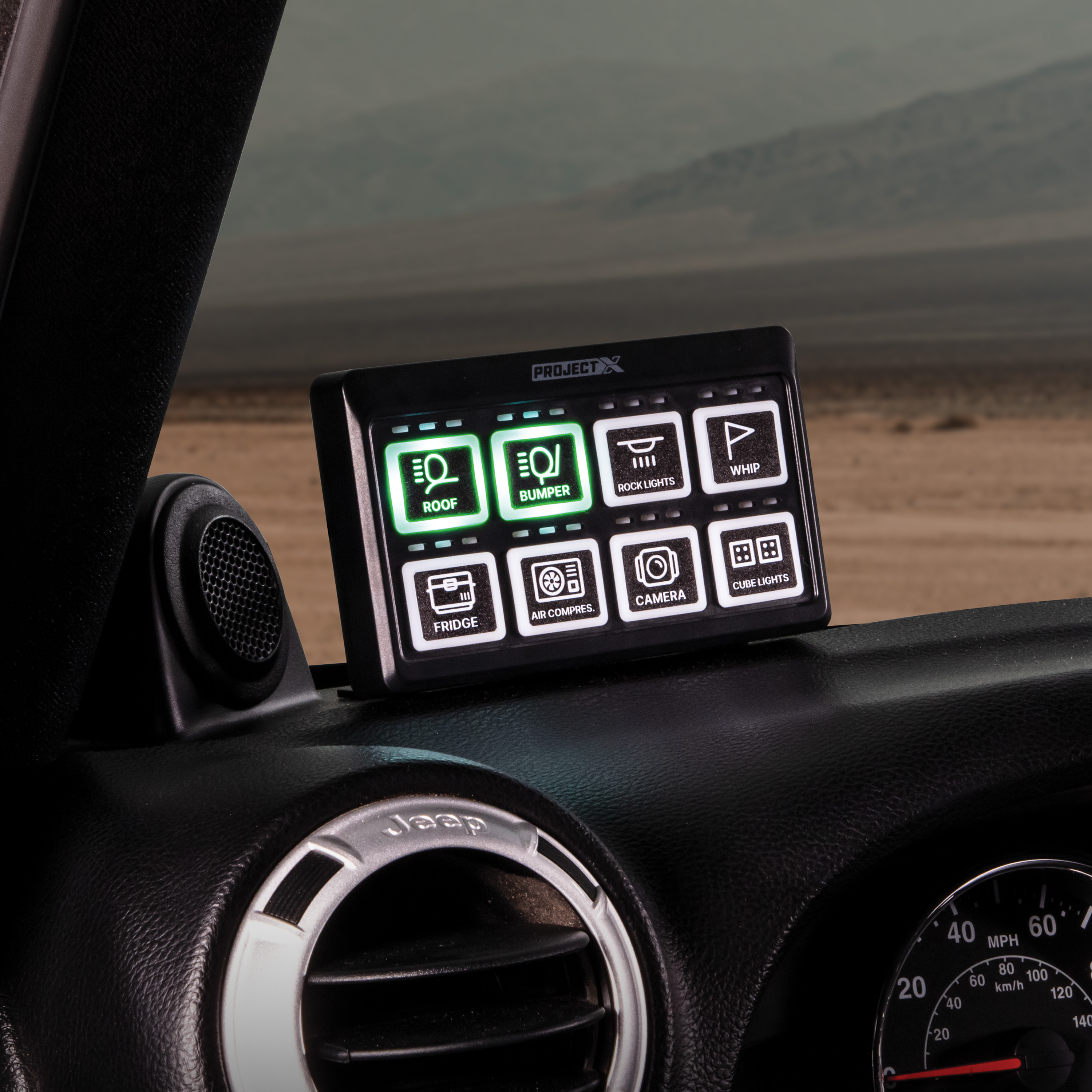 PROJECT X GHOST BOX - APP CONNECTED WIRELESS ACCESSORY CONTROL KEYPAD GB538824-1