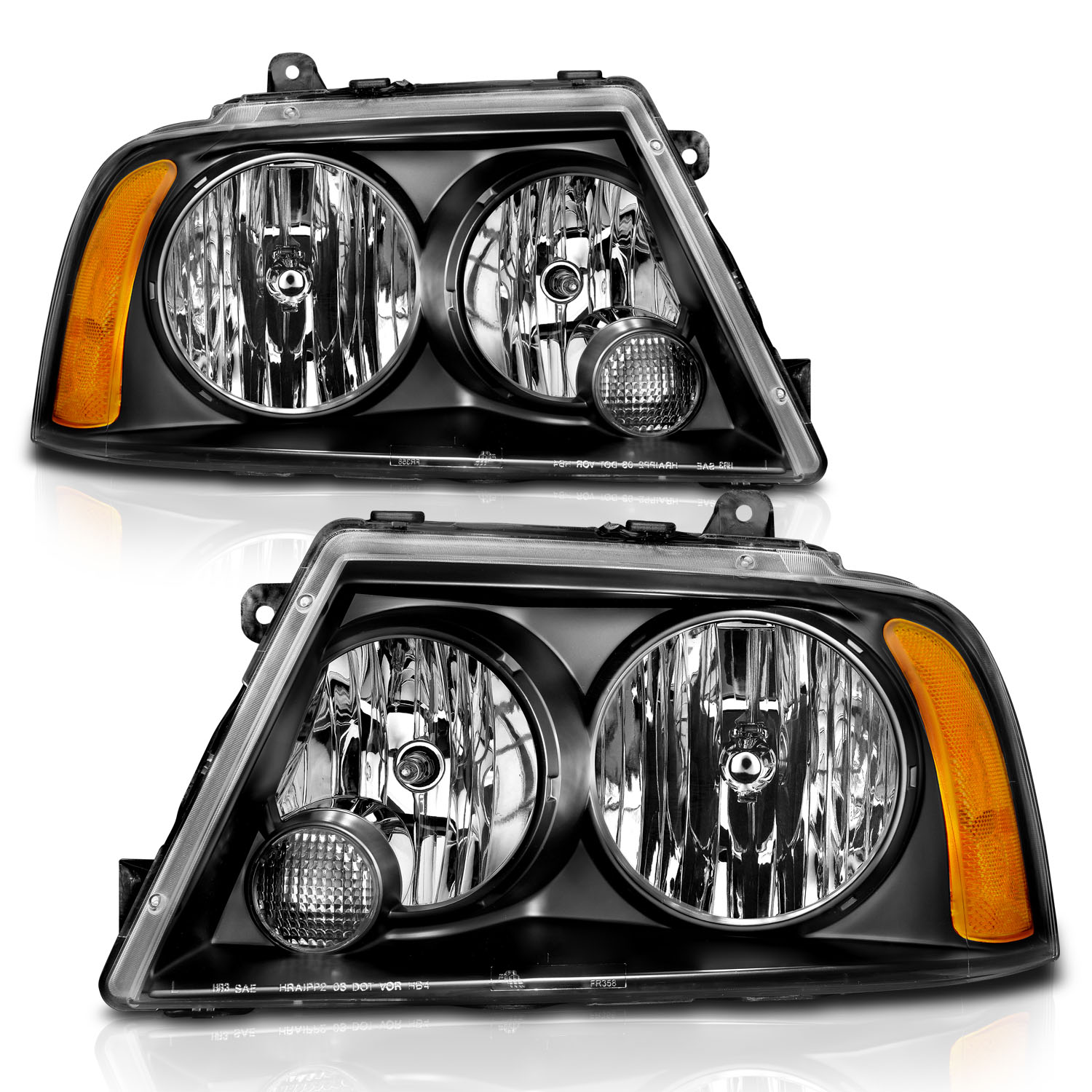 ANZO USA Crystal Headlight Set 111045
