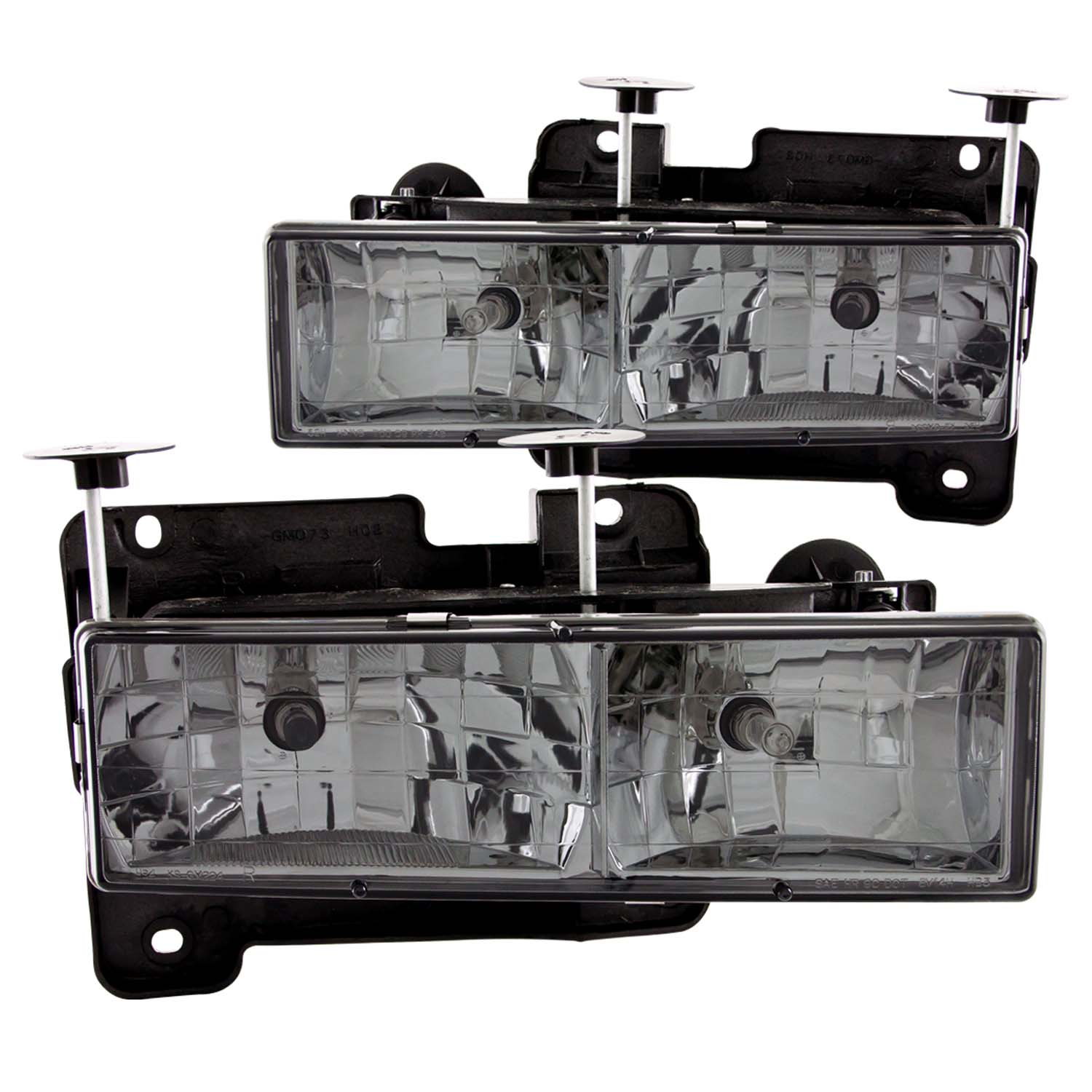 ANZO USA Crystal Headlight Set 111061