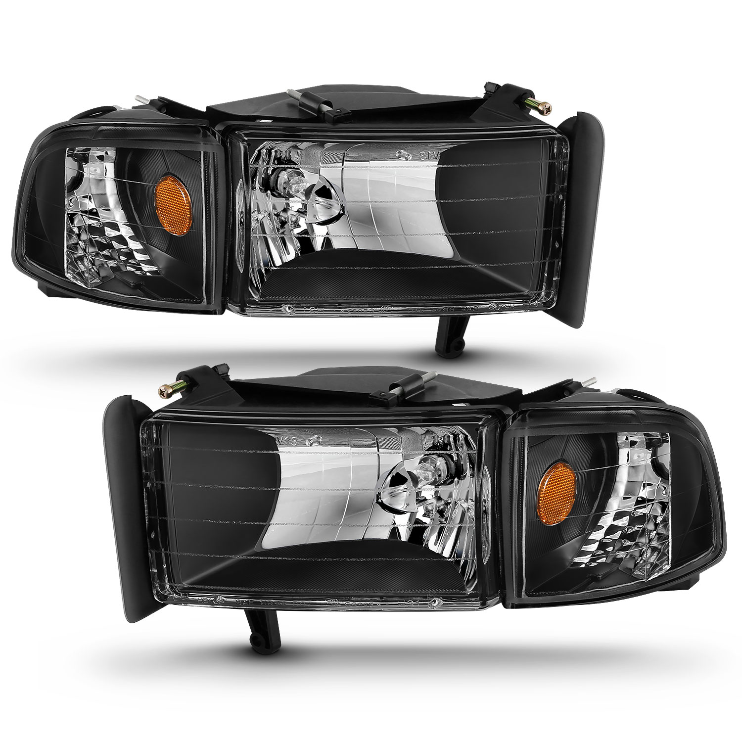 ANZO USA Crystal Headlight Set 111067
