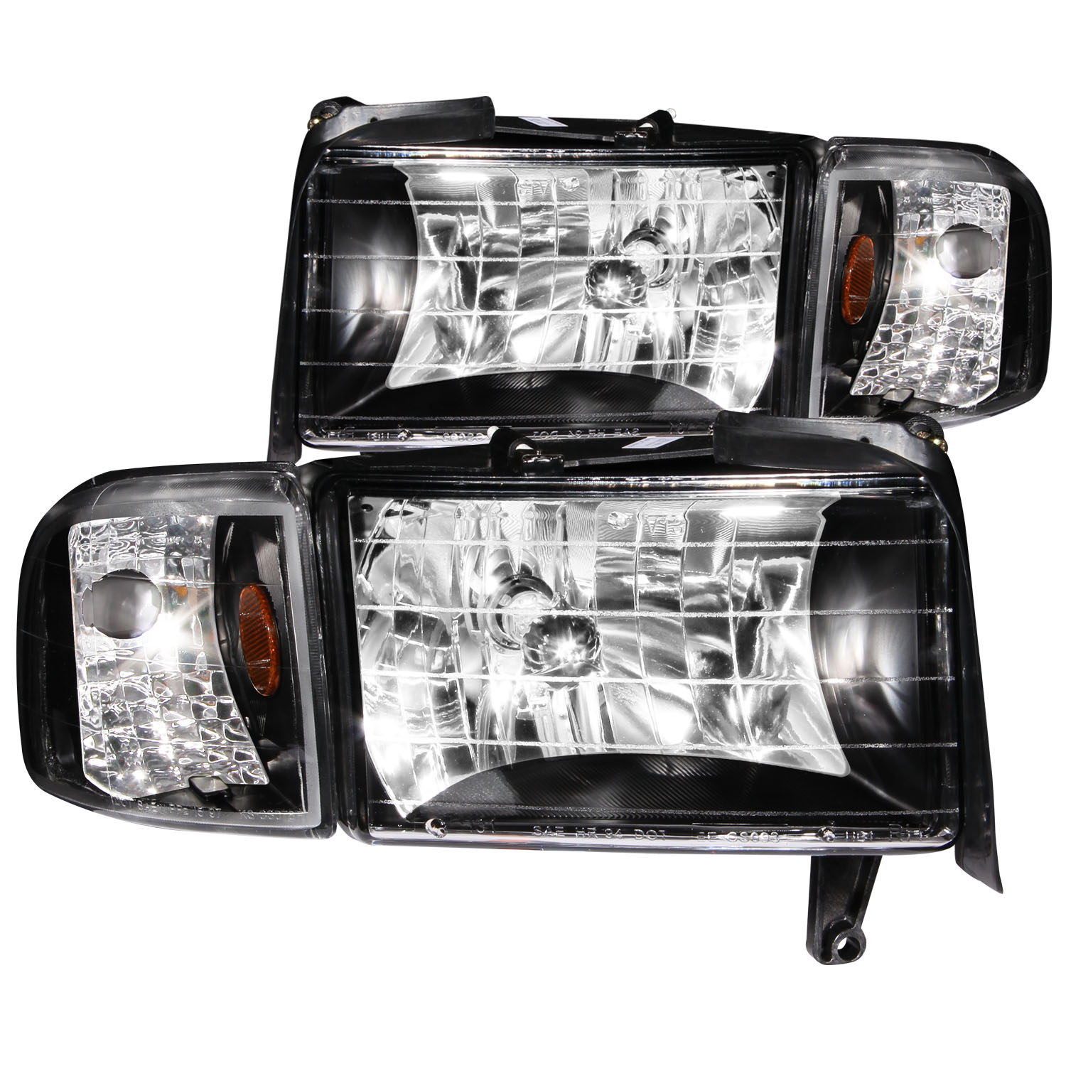 ANZO USA Crystal Headlight Set 111067