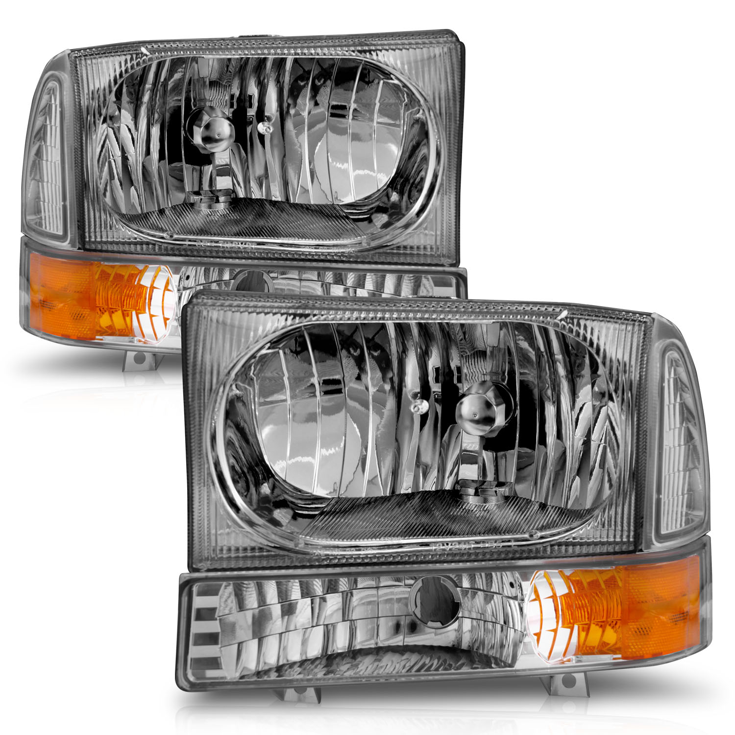 ANZO USA Crystal Headlight Set 111081