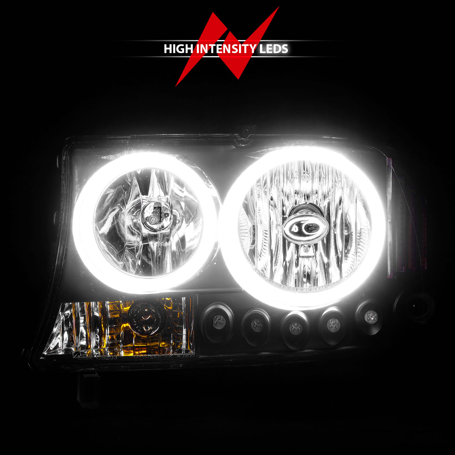 ANZO USA Crystal Headlight Set 111085