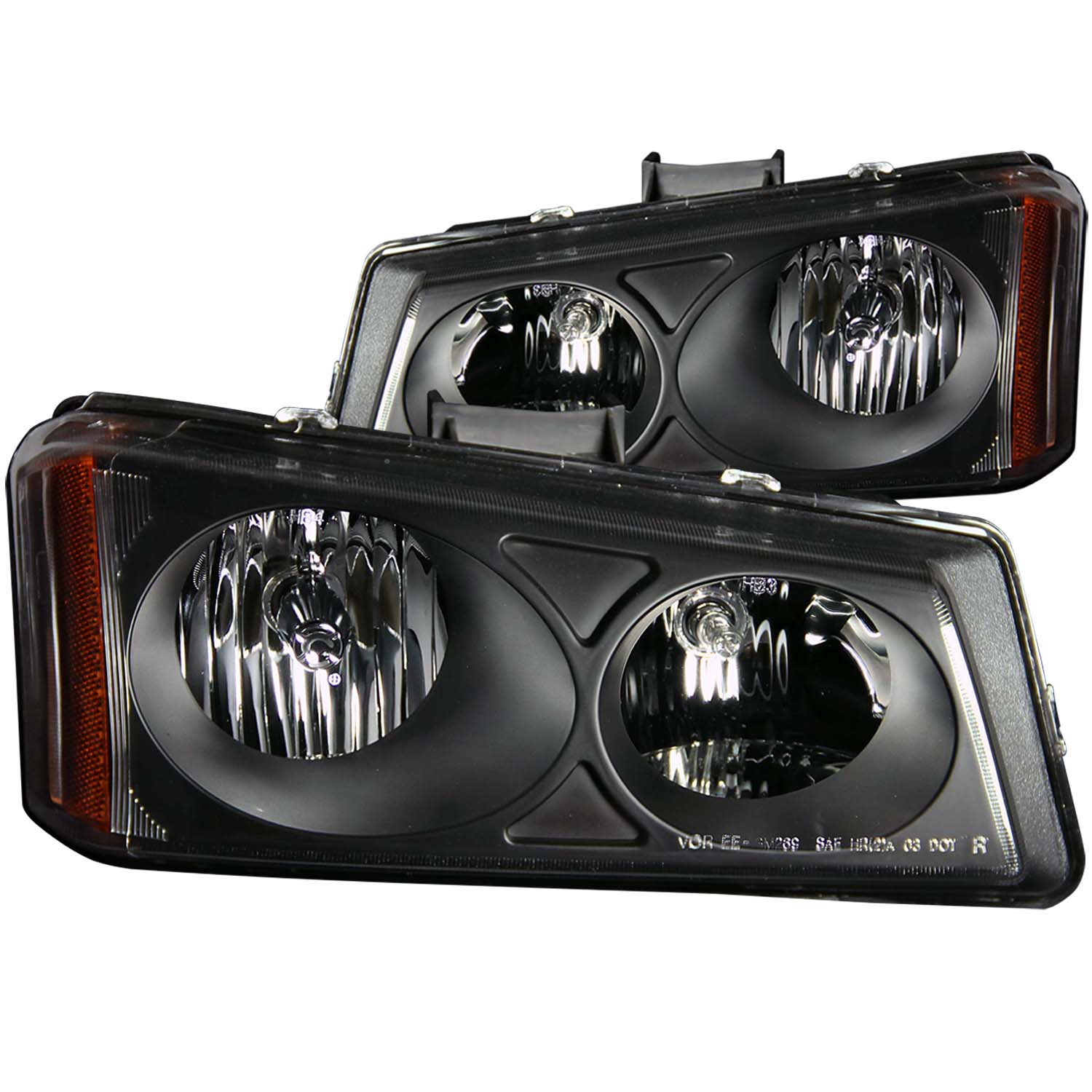ANZO USA Crystal Headlight Set 111009