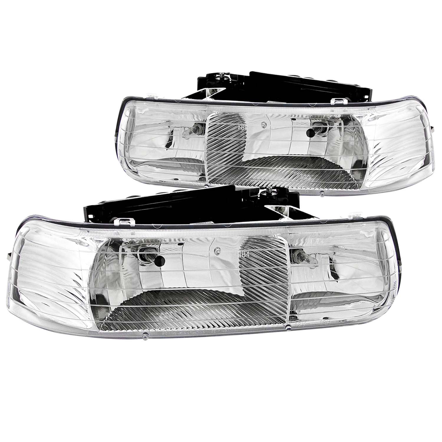 ANZO USA Crystal Headlight Set 111011
