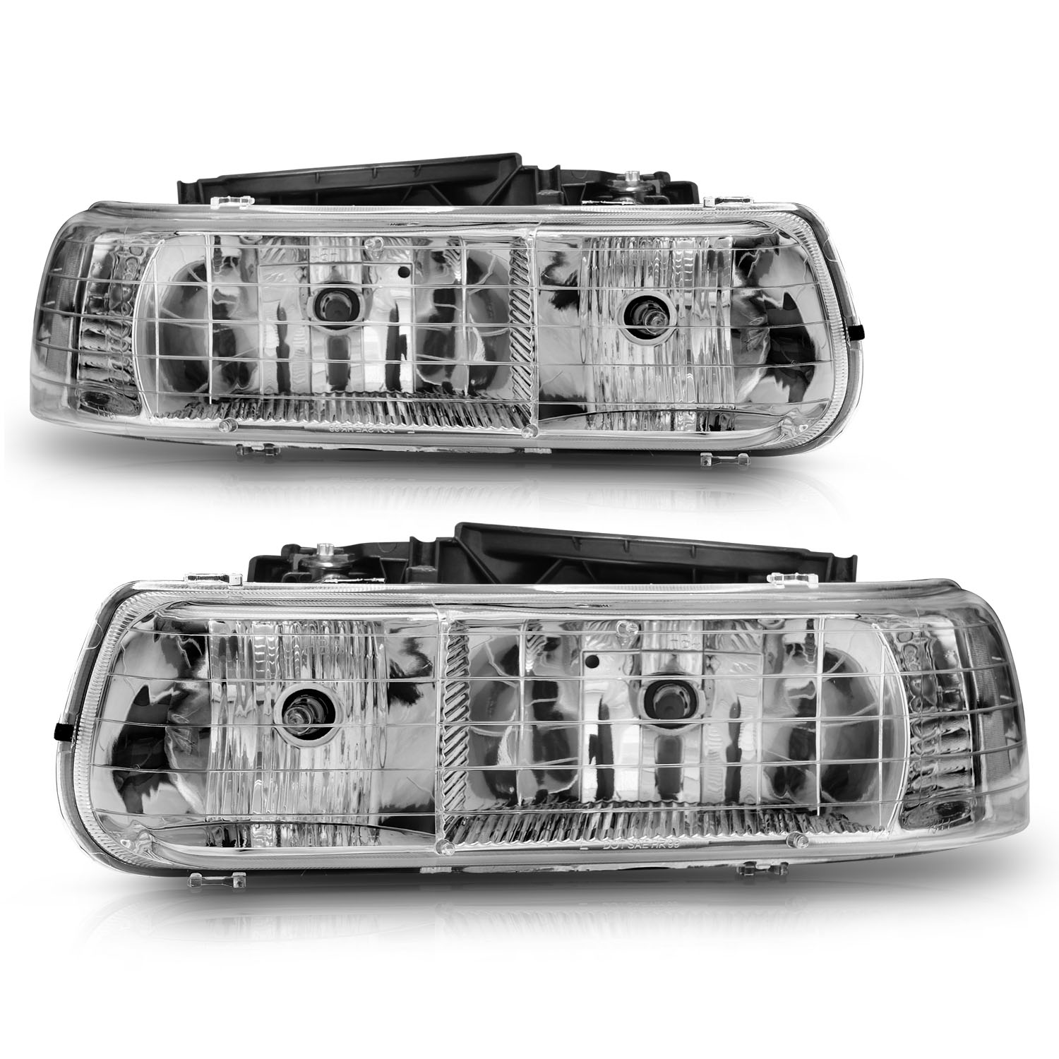ANZO USA Crystal Headlight Set 111011