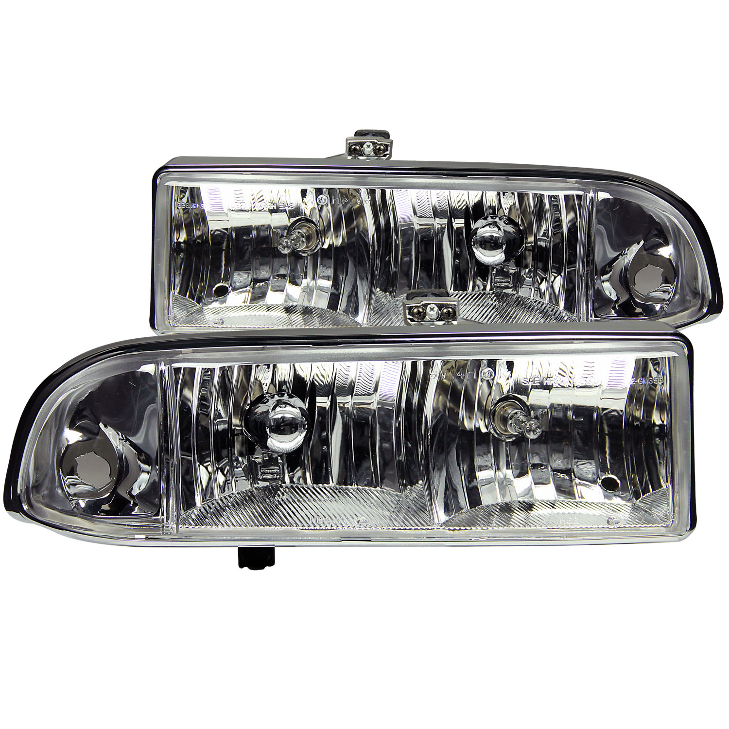 ANZO USA Crystal Headlight Set 111014