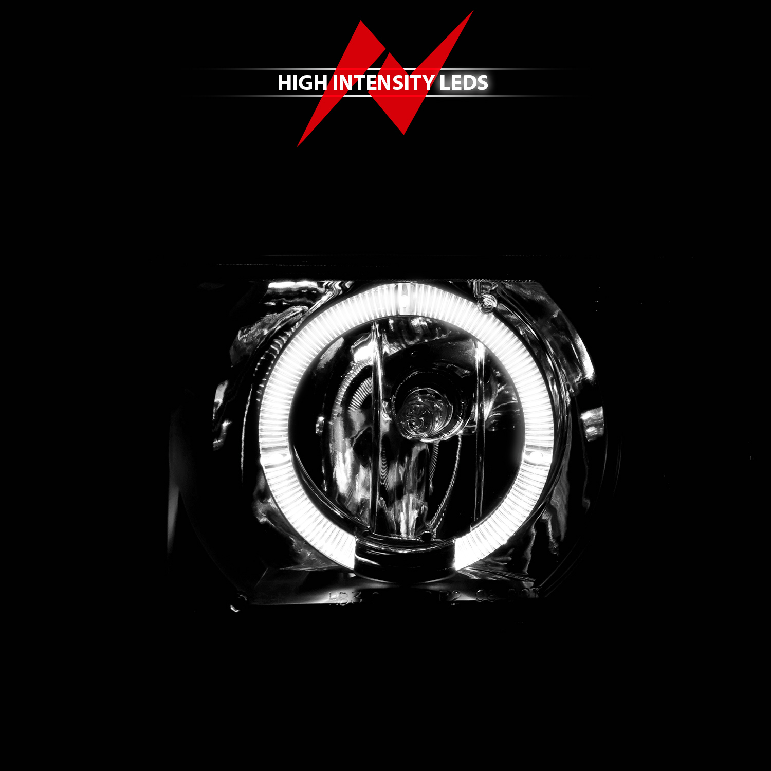 ANZO USA Projector Headlight Set w/Halo 111015