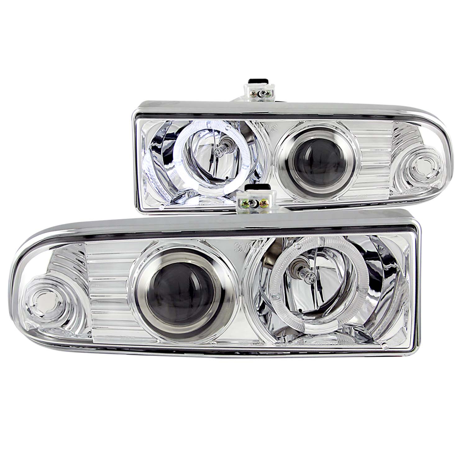 ANZO USA Projector Headlight Set w/Halo 111016