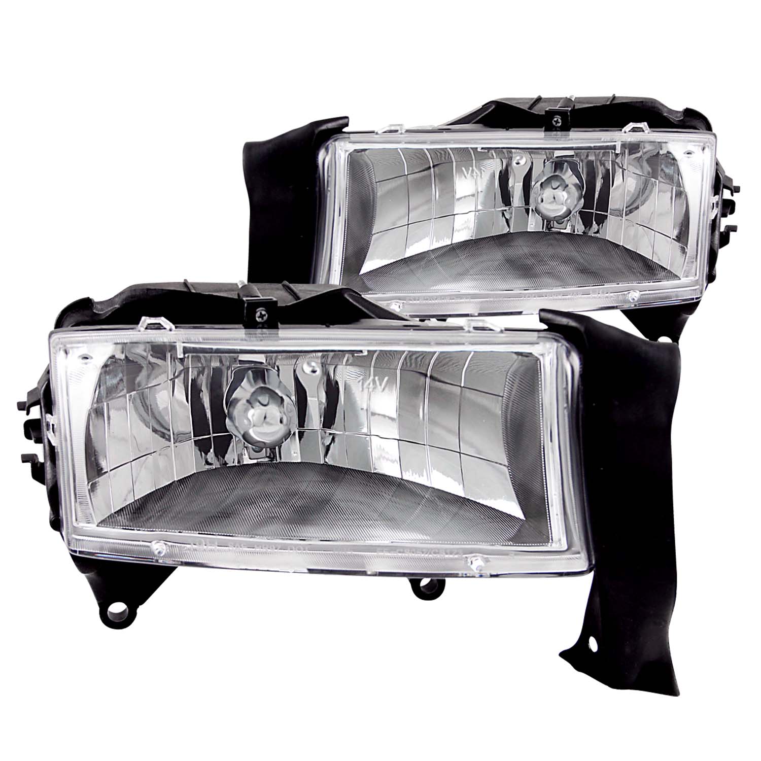 ANZO USA Crystal Headlight Set 111021