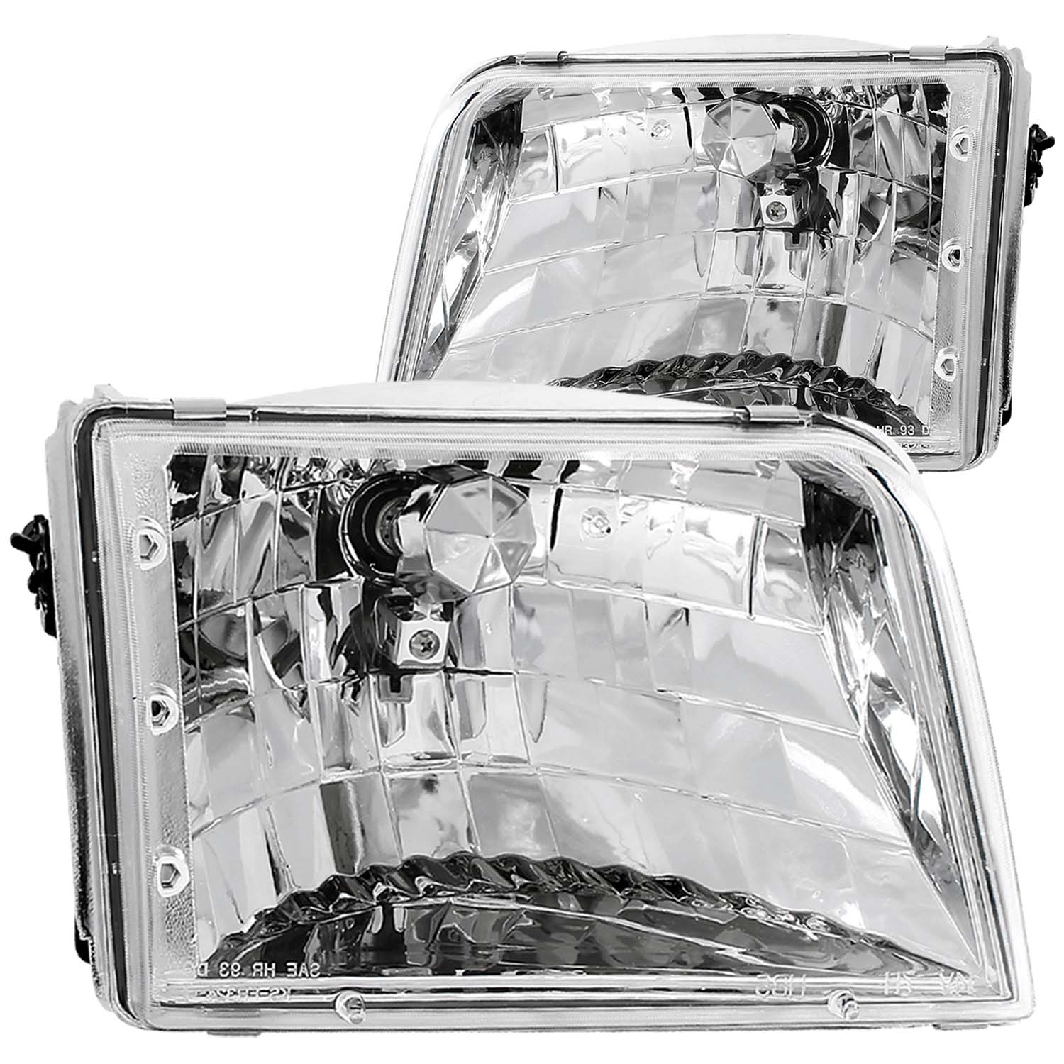 ANZO USA Crystal Headlight Set 111036