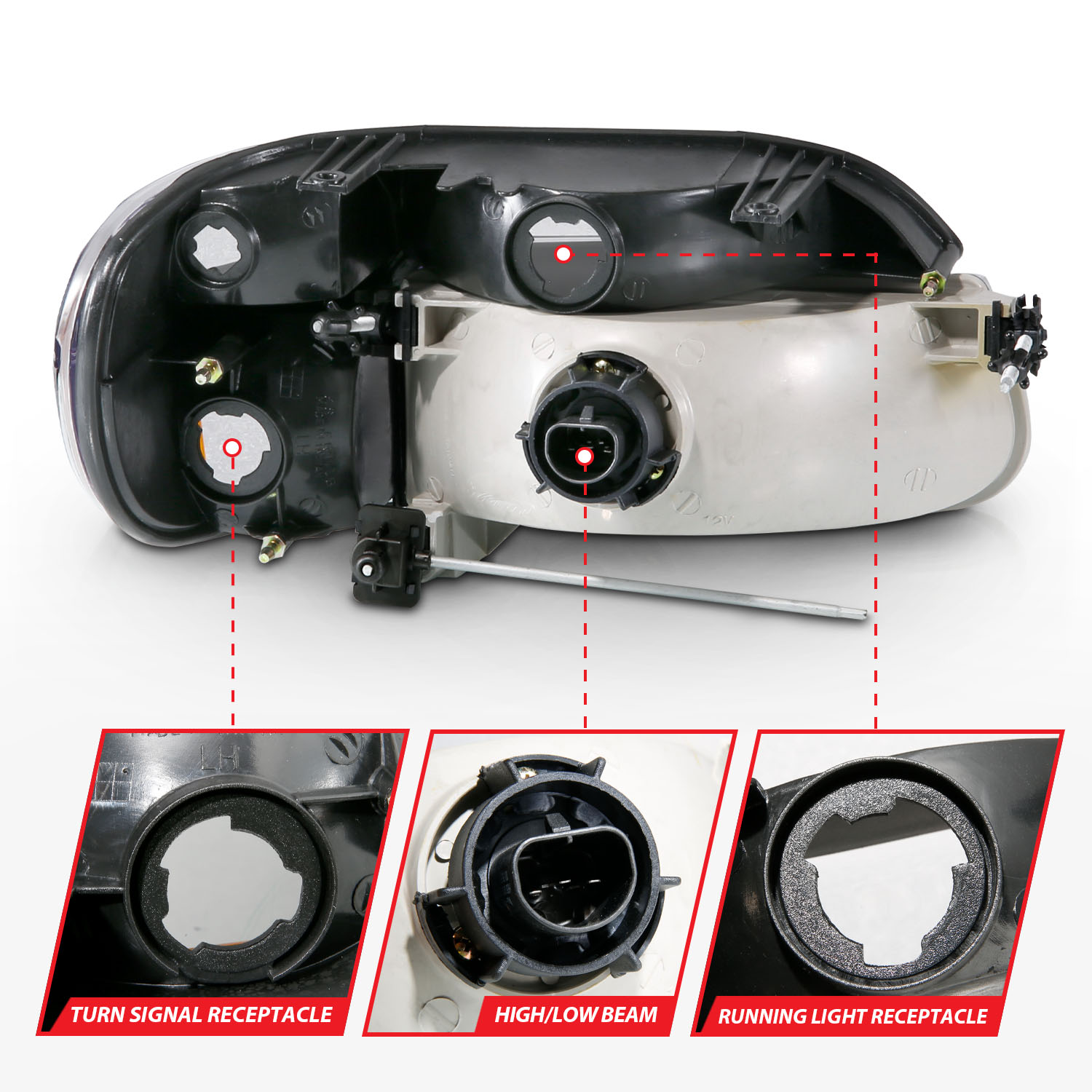 ANZO USA ANZO USA Crystal Headlights 111039