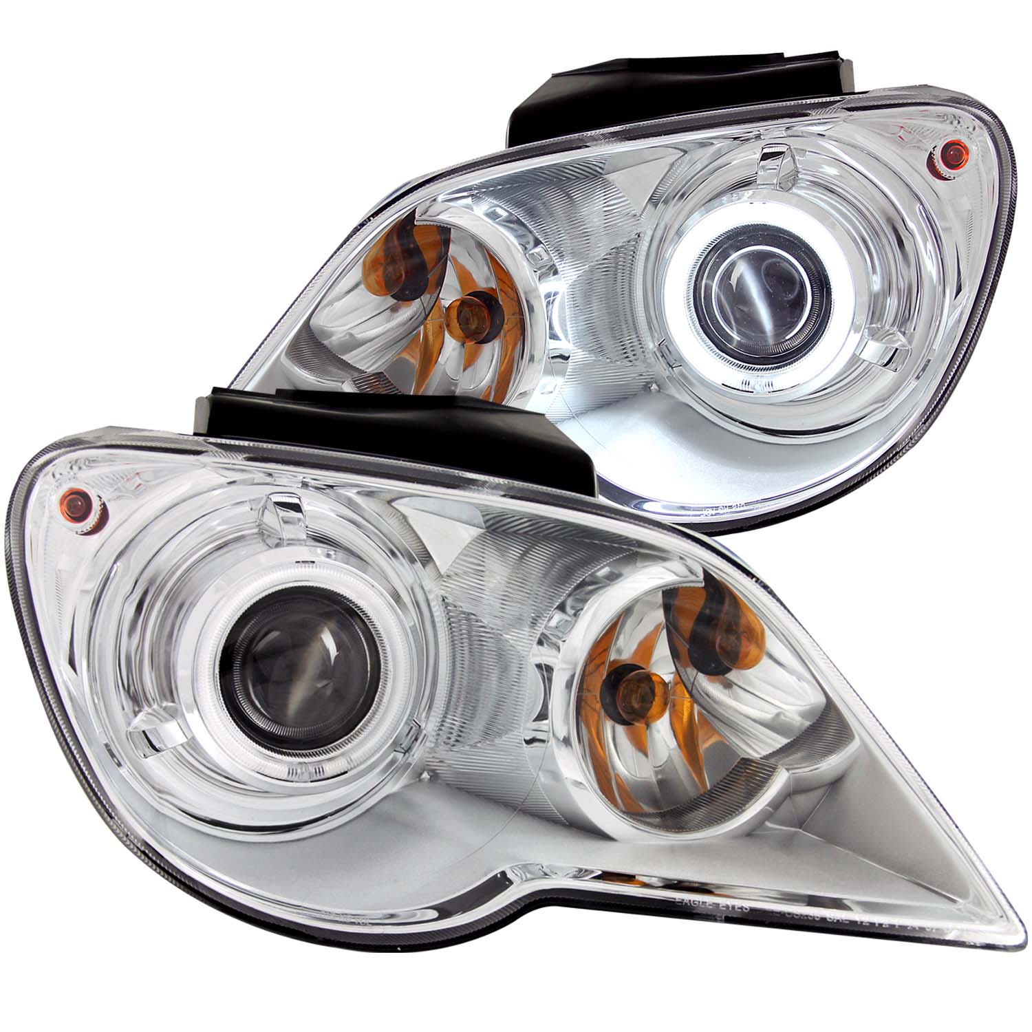 ANZO USA Projector Headlight Set w/Halo 111185