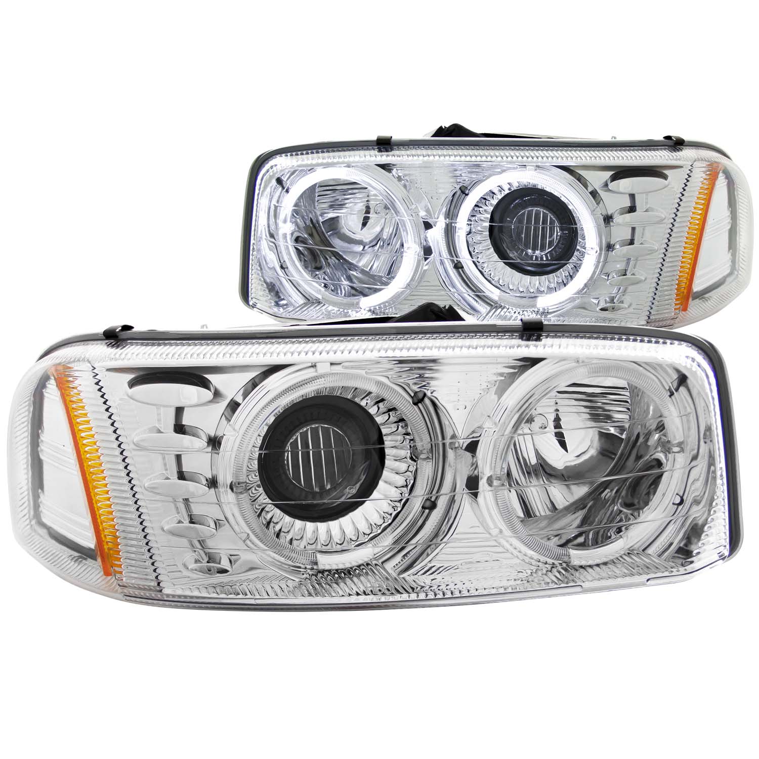 ANZO USA Projector Headlight Set w/Halo 111191
