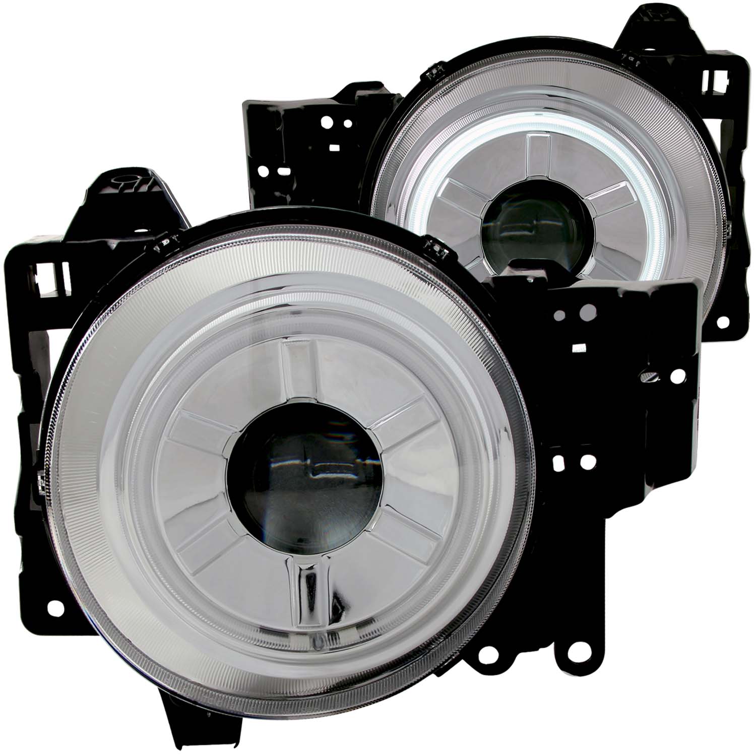 ANZO USA Projector Headlight Set w/Halo 111115