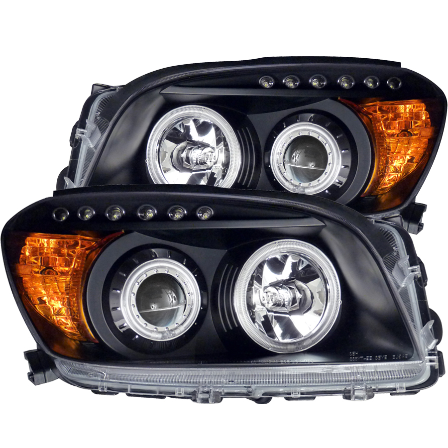 ANZO USA Projector Headlight Set w/Halo 111120