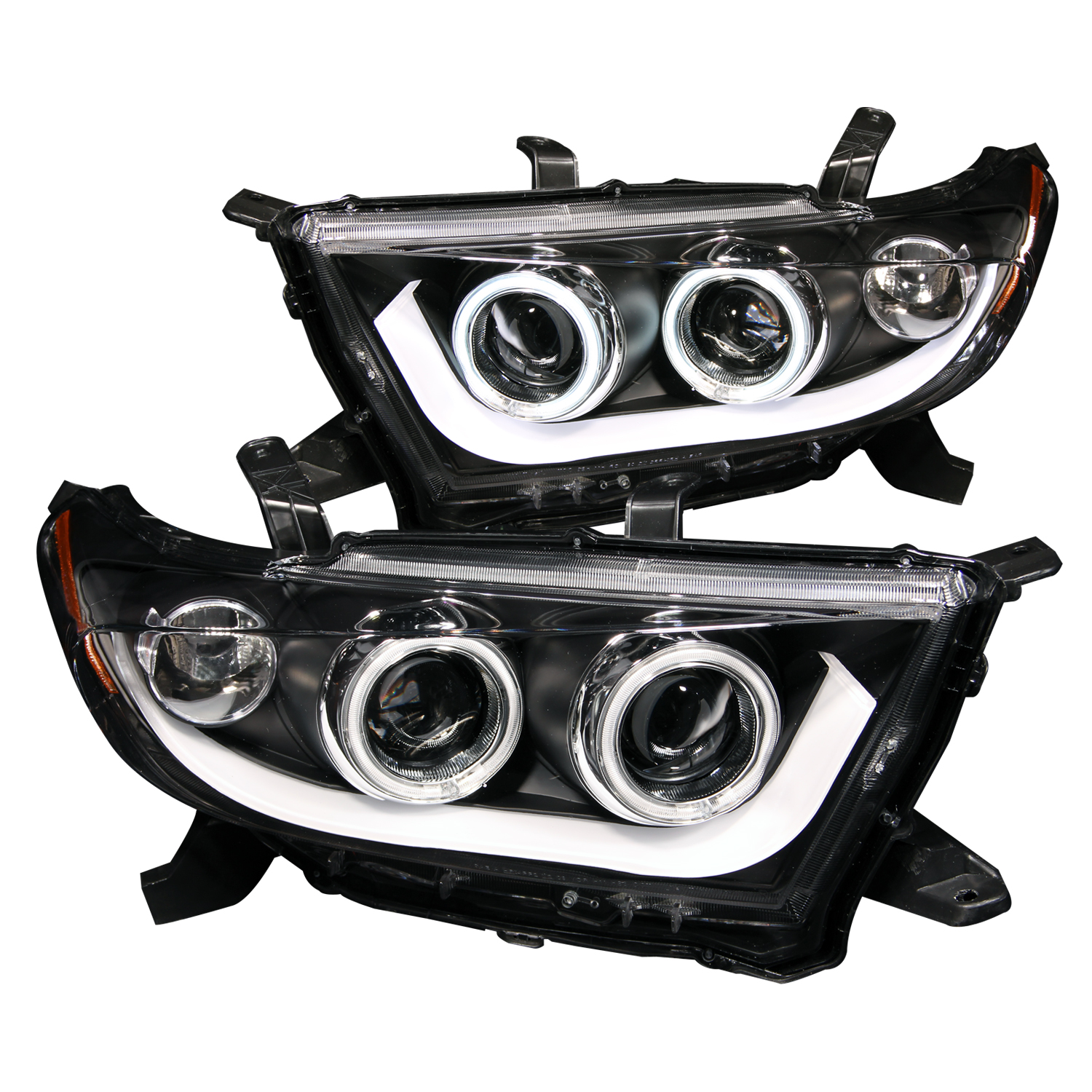 ANZO USA Projector Headlight Set w/Halo 111262