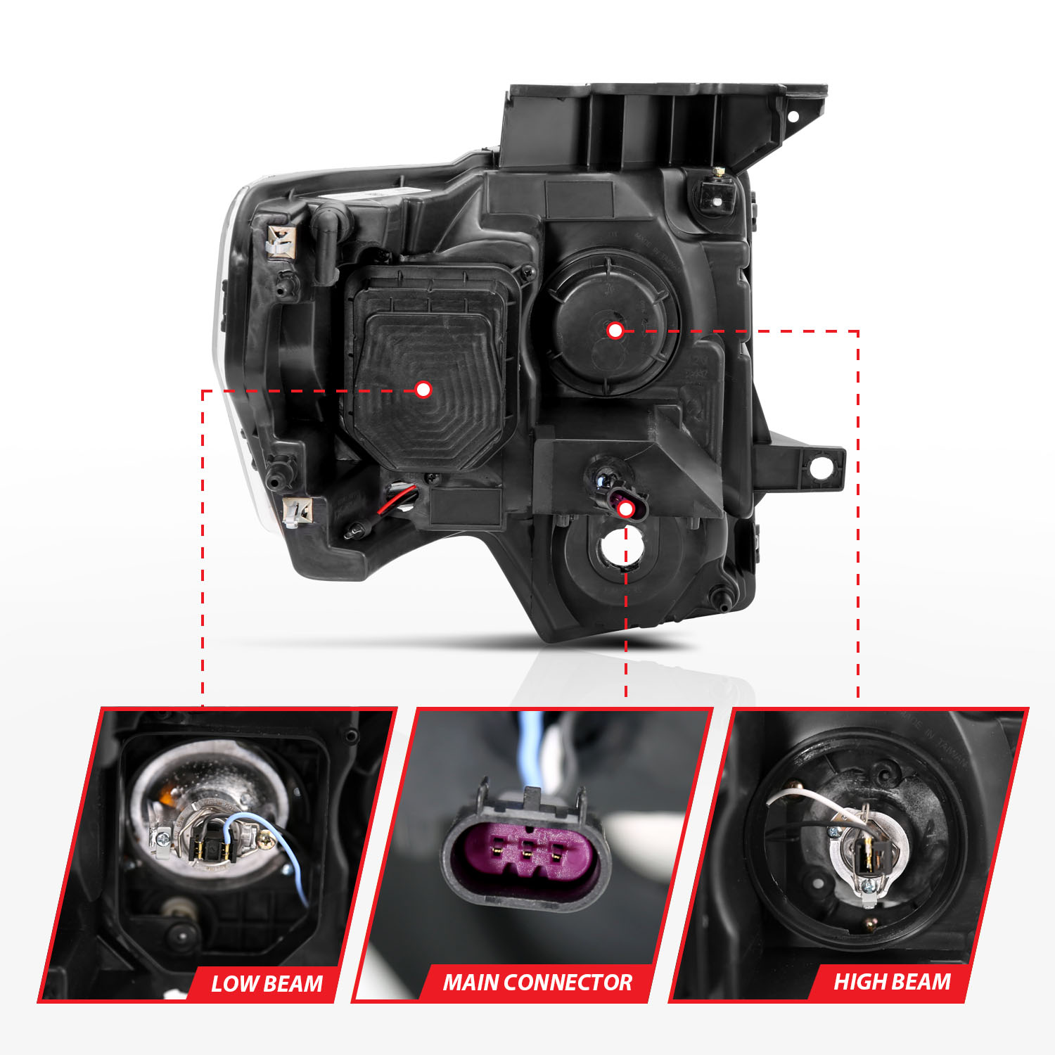 ANZO USA Projector Headlight Set 111264