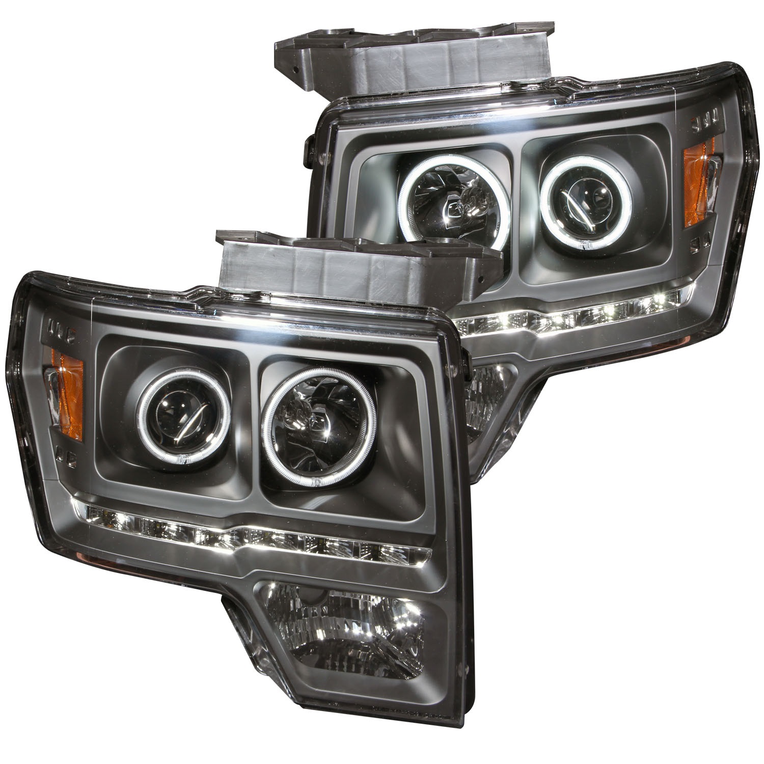 ANZO USA Projector Headlight Set w/Halo 111298