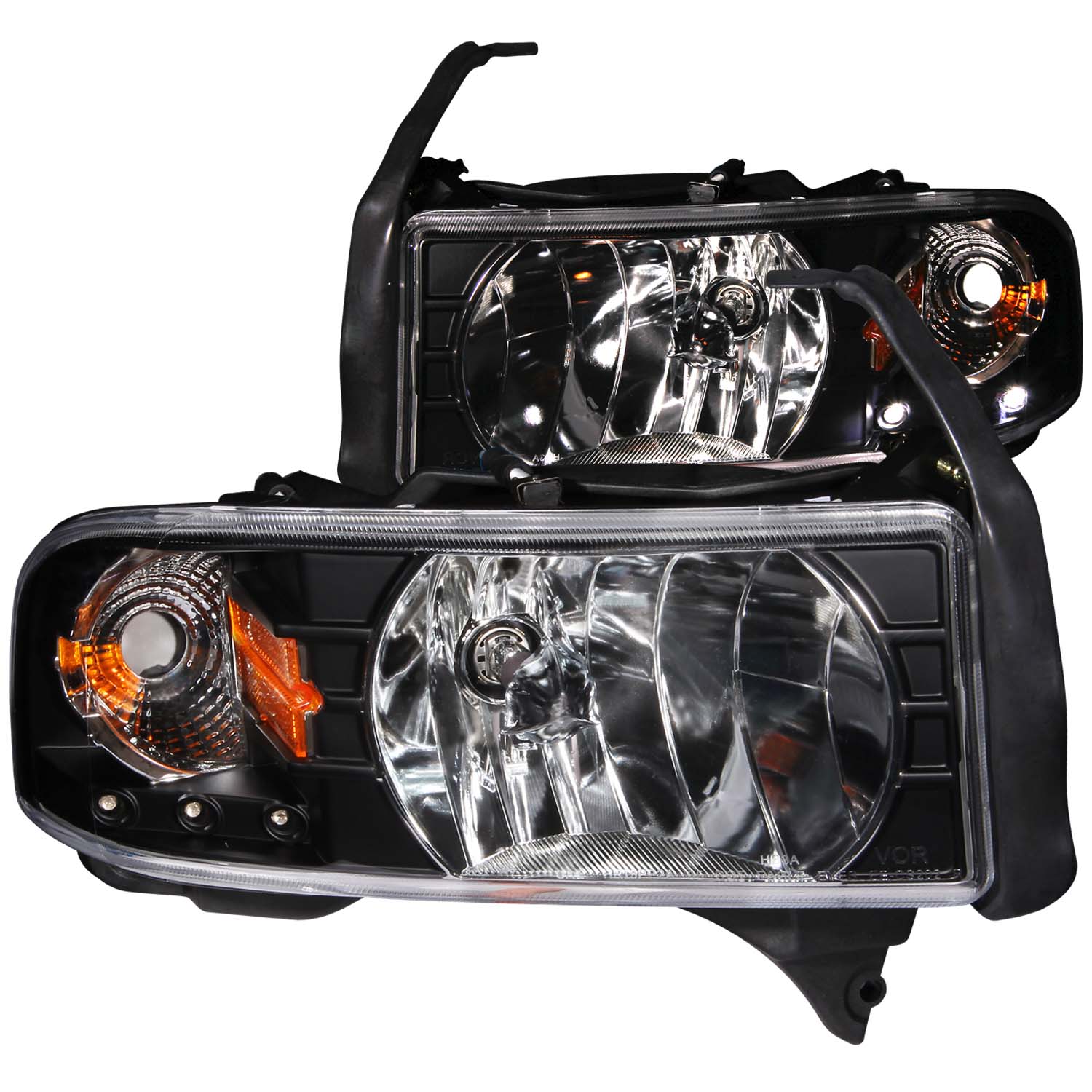 ANZO USA Crystal Headlight Set 111205