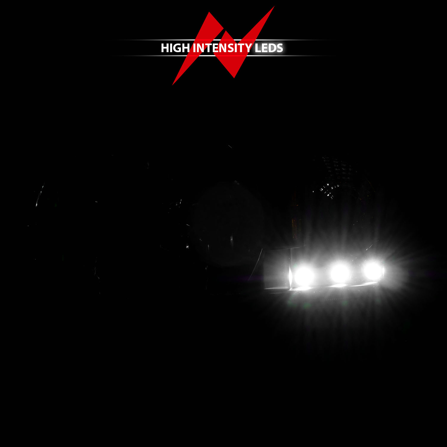 ANZO USA Crystal Headlight Set 111205