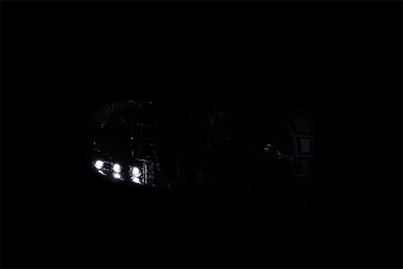 ANZO USA Crystal Headlight Set 111206