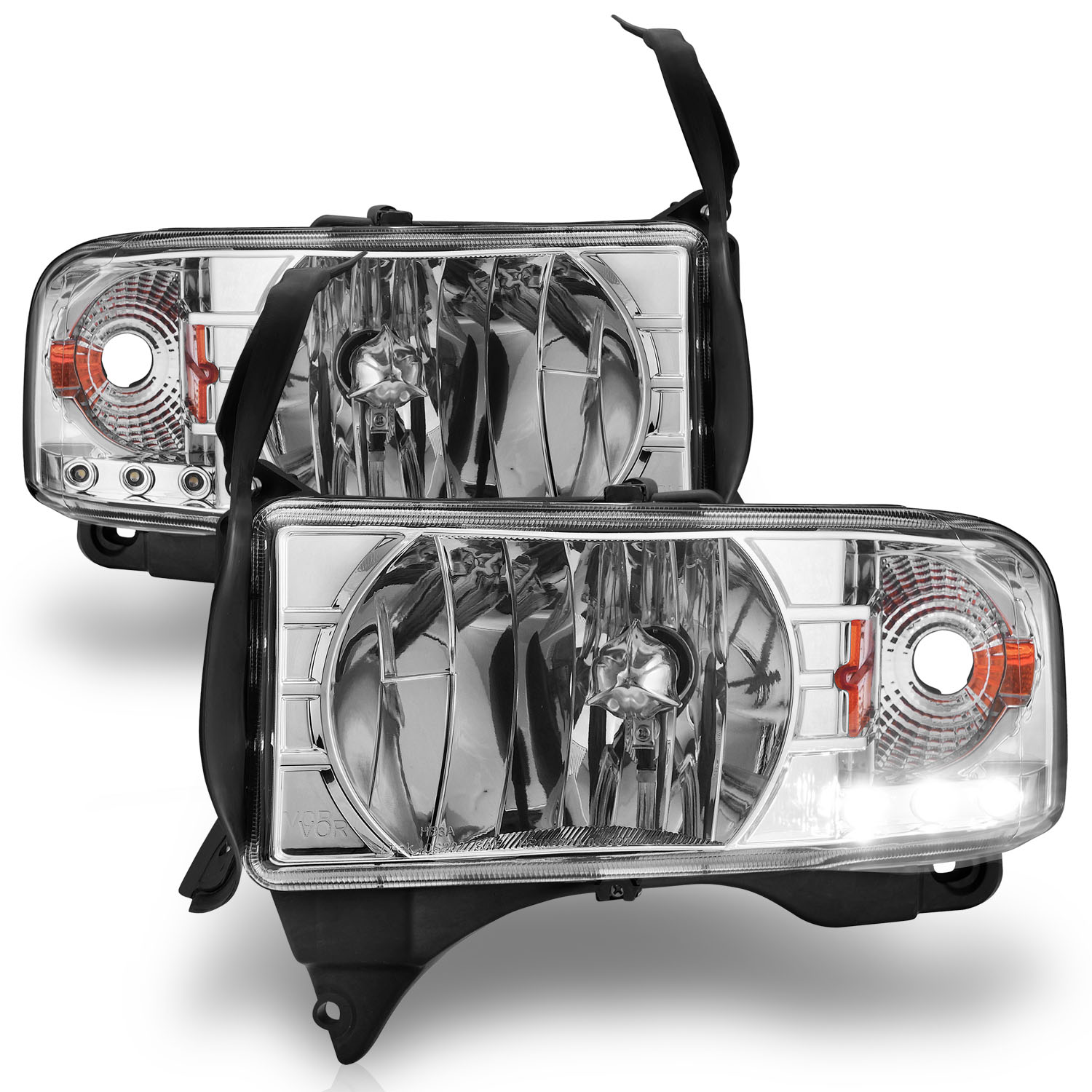 ANZO USA Crystal Headlight Set 111206