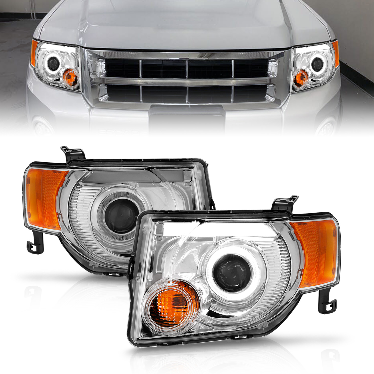 ANZO USA Projector Headlight Set 111356