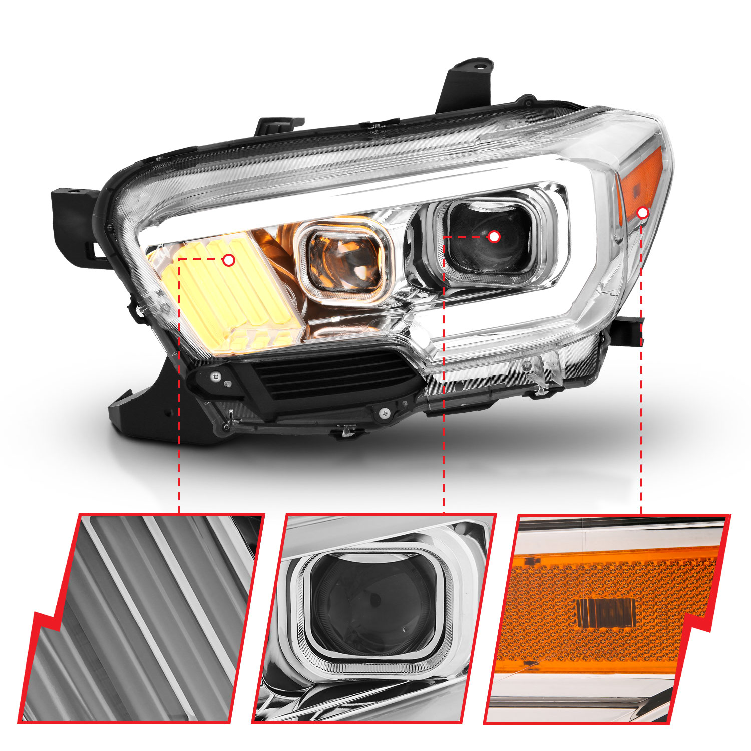 ANZO USA ANZO USA Projector Headlights 111380