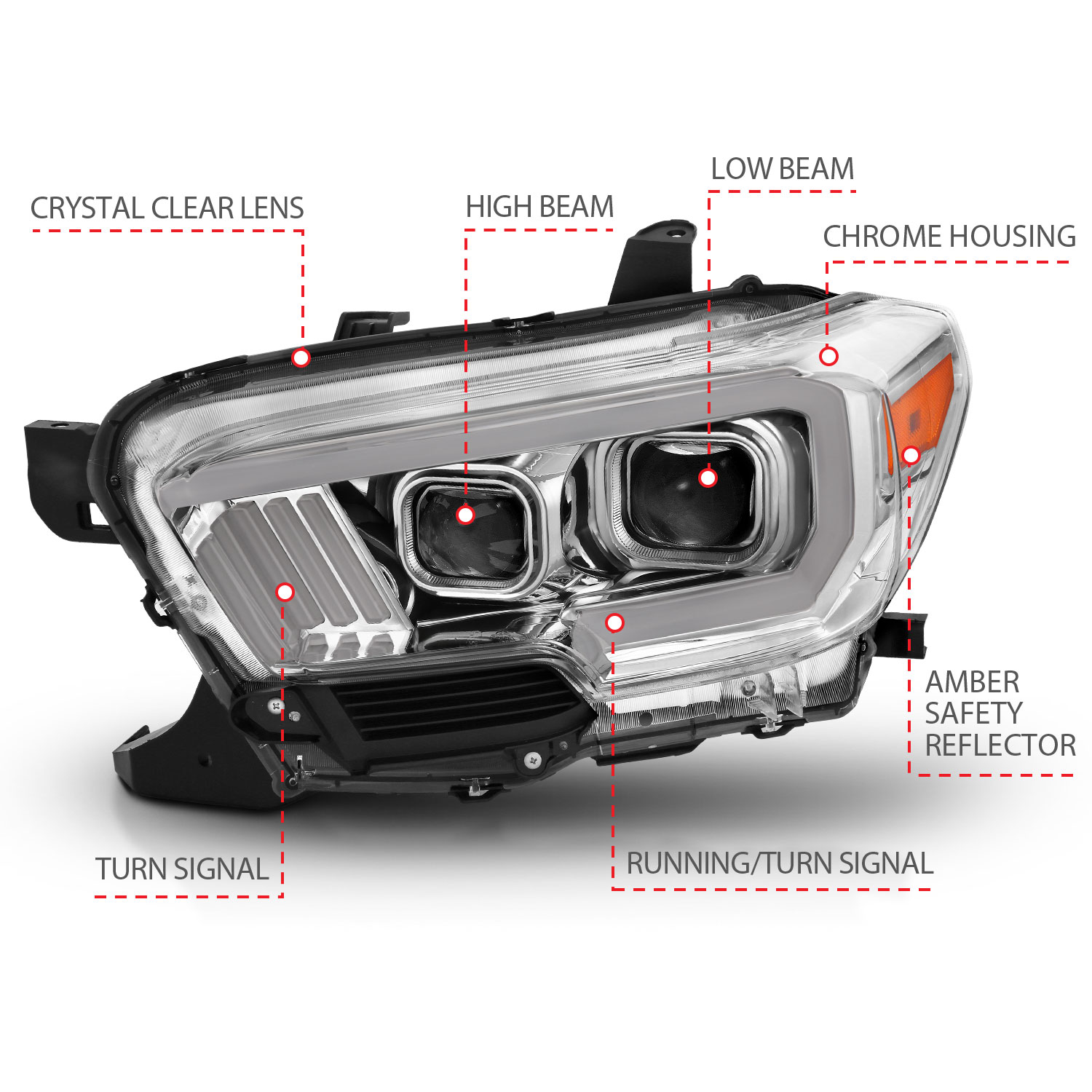 ANZO USA ANZO USA Projector Headlights 111380