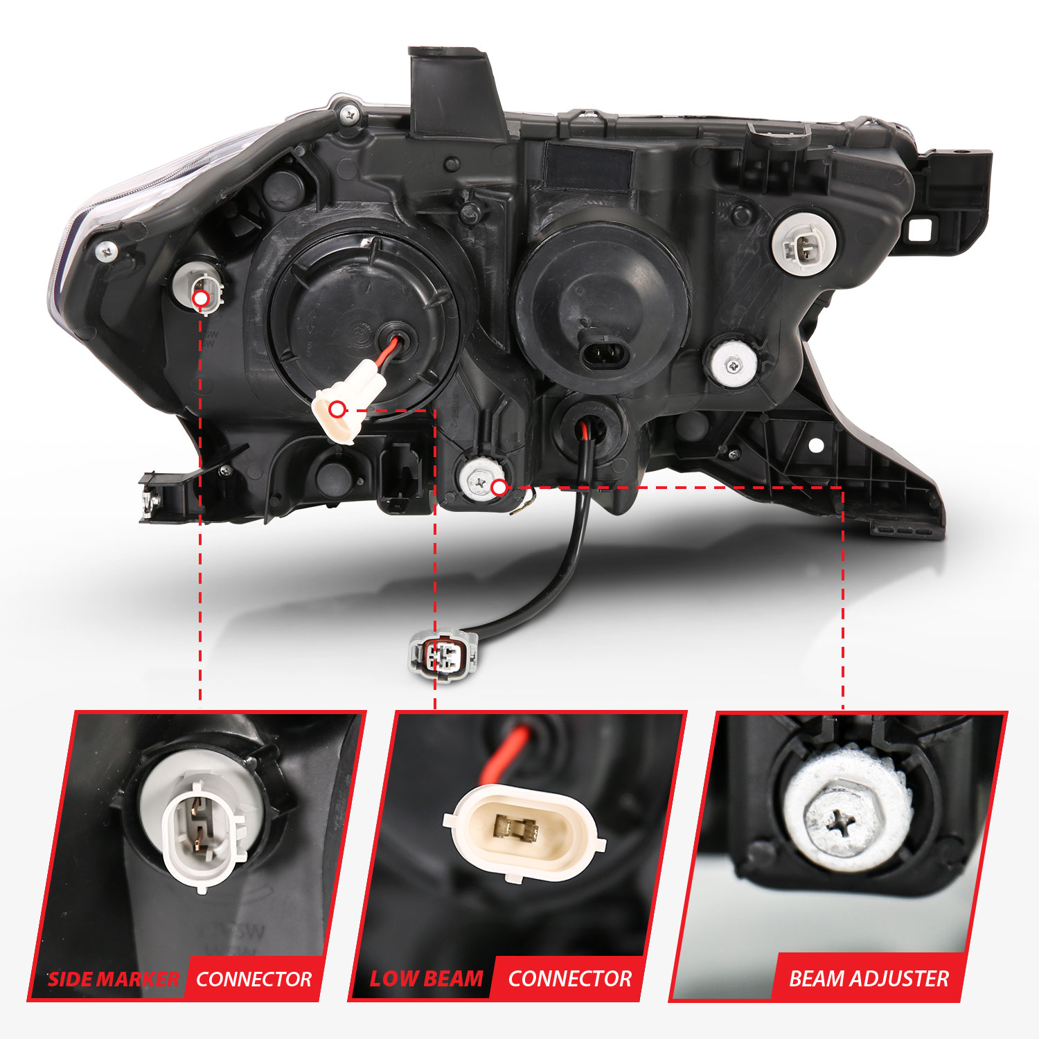 ANZO USA ANZO USA Projector Headlights 111380