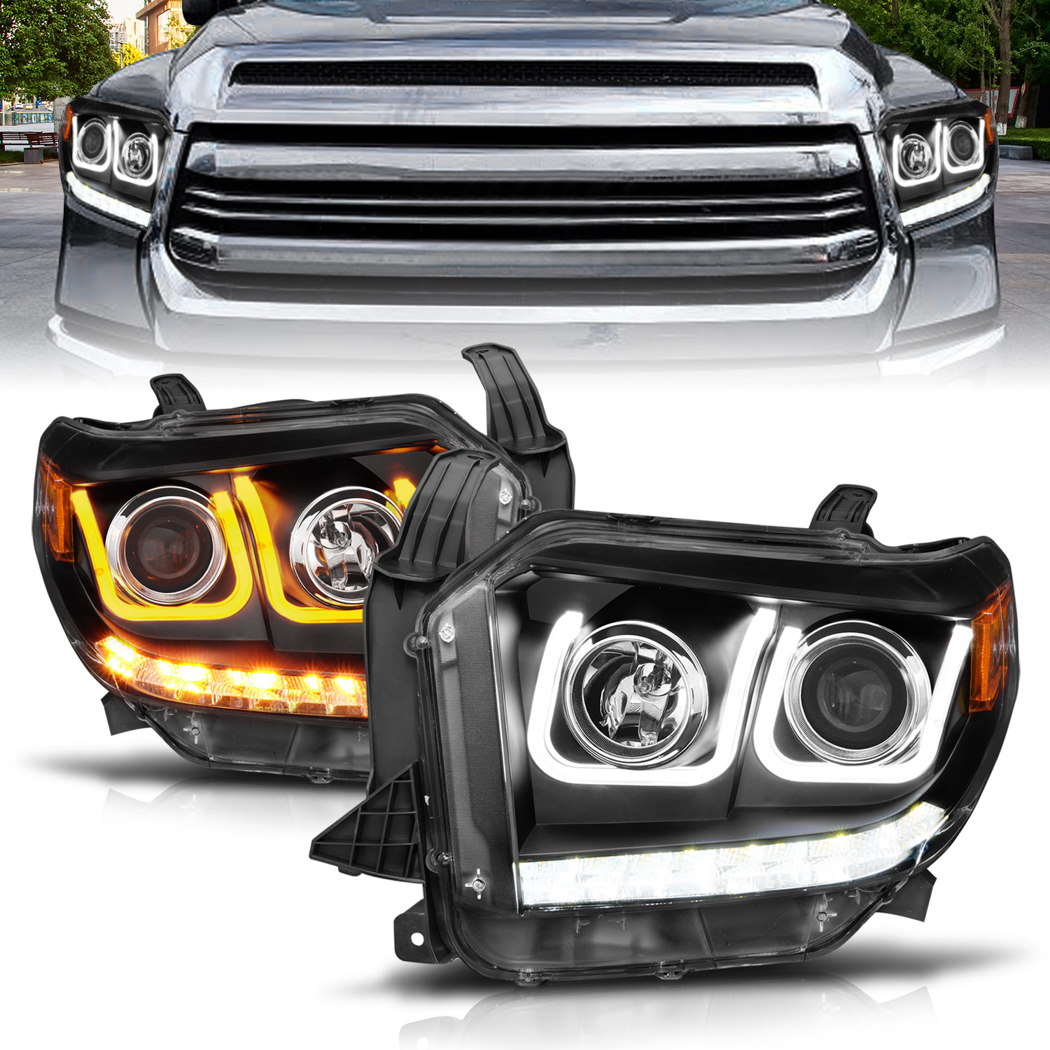 ANZO USA Projector Headlight Set 111387