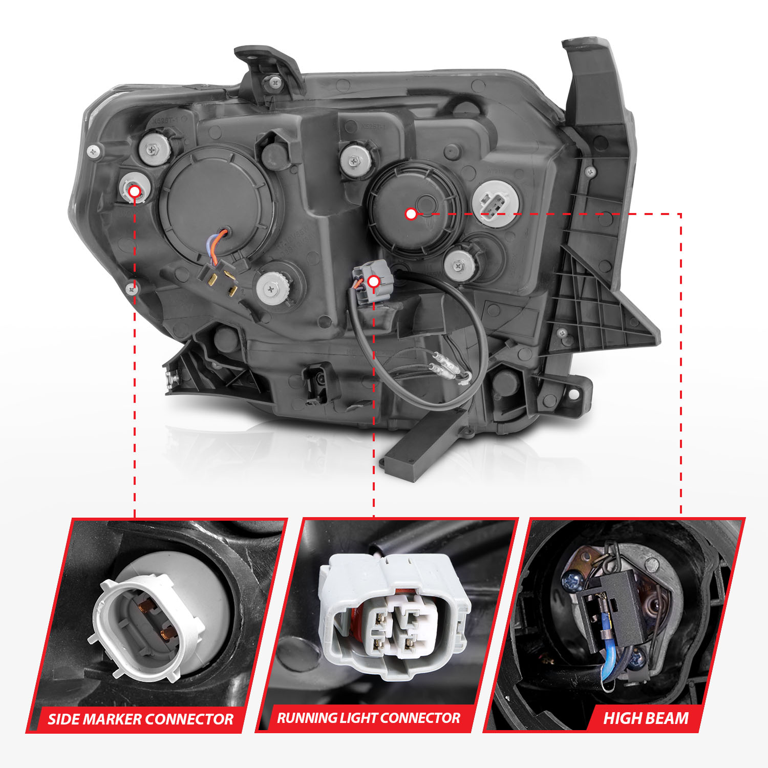 ANZO USA Projector Headlight Set 111387