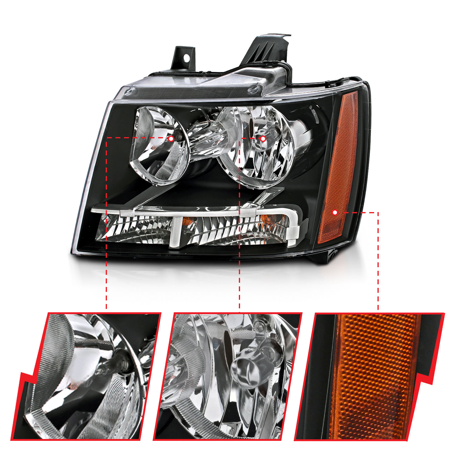 ANZO USA ANZO USA Crystal Headlights 111392
