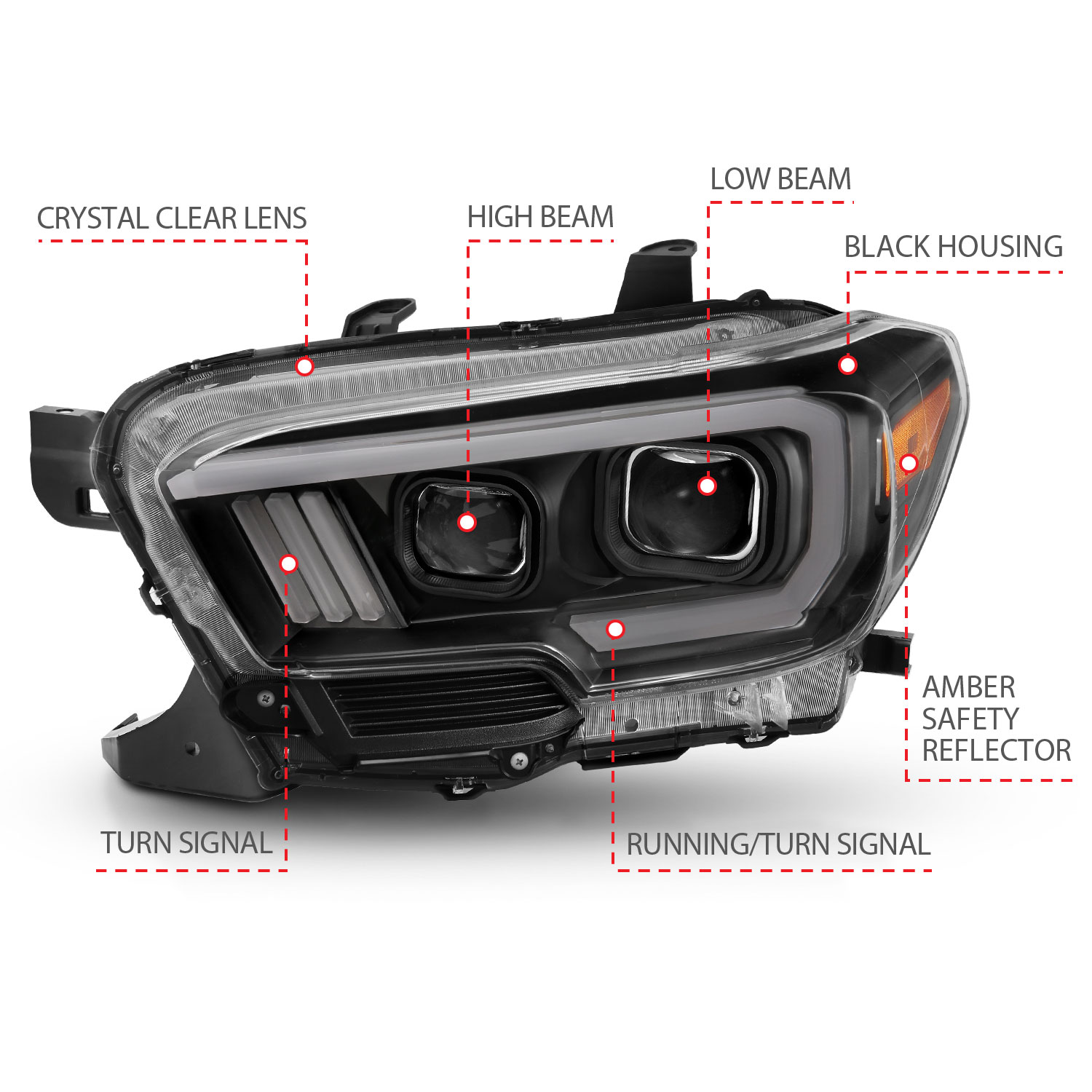 ANZO USA ANZO USA Projector Headlights 111397