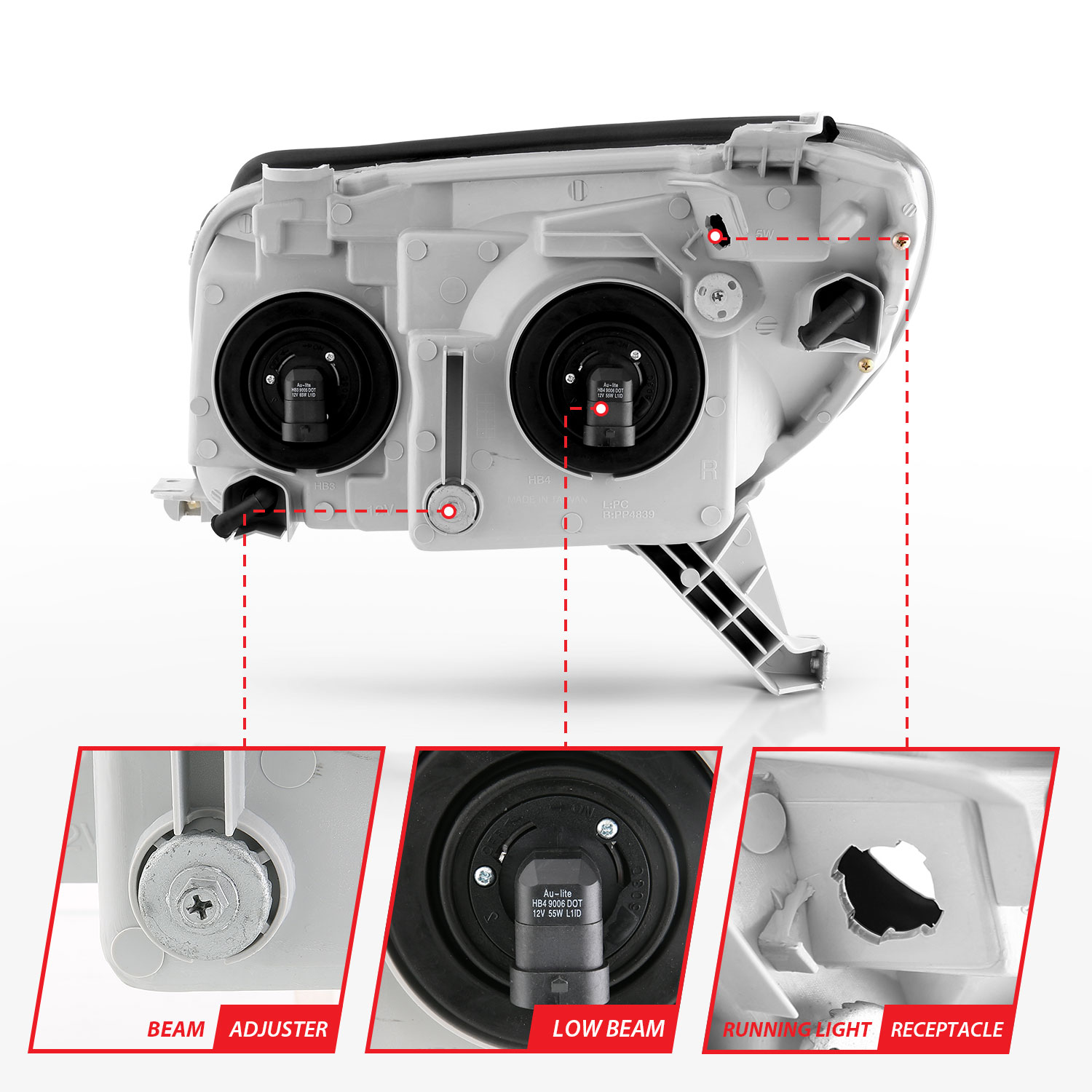 ANZO USA ANZO USA Crystal Headlights 111394