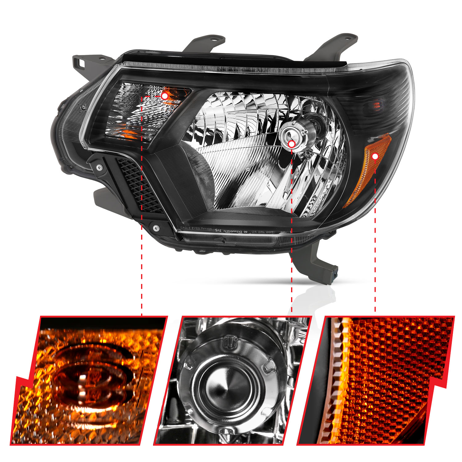 ANZO USA ANZO USA Crystal Headlights 111395