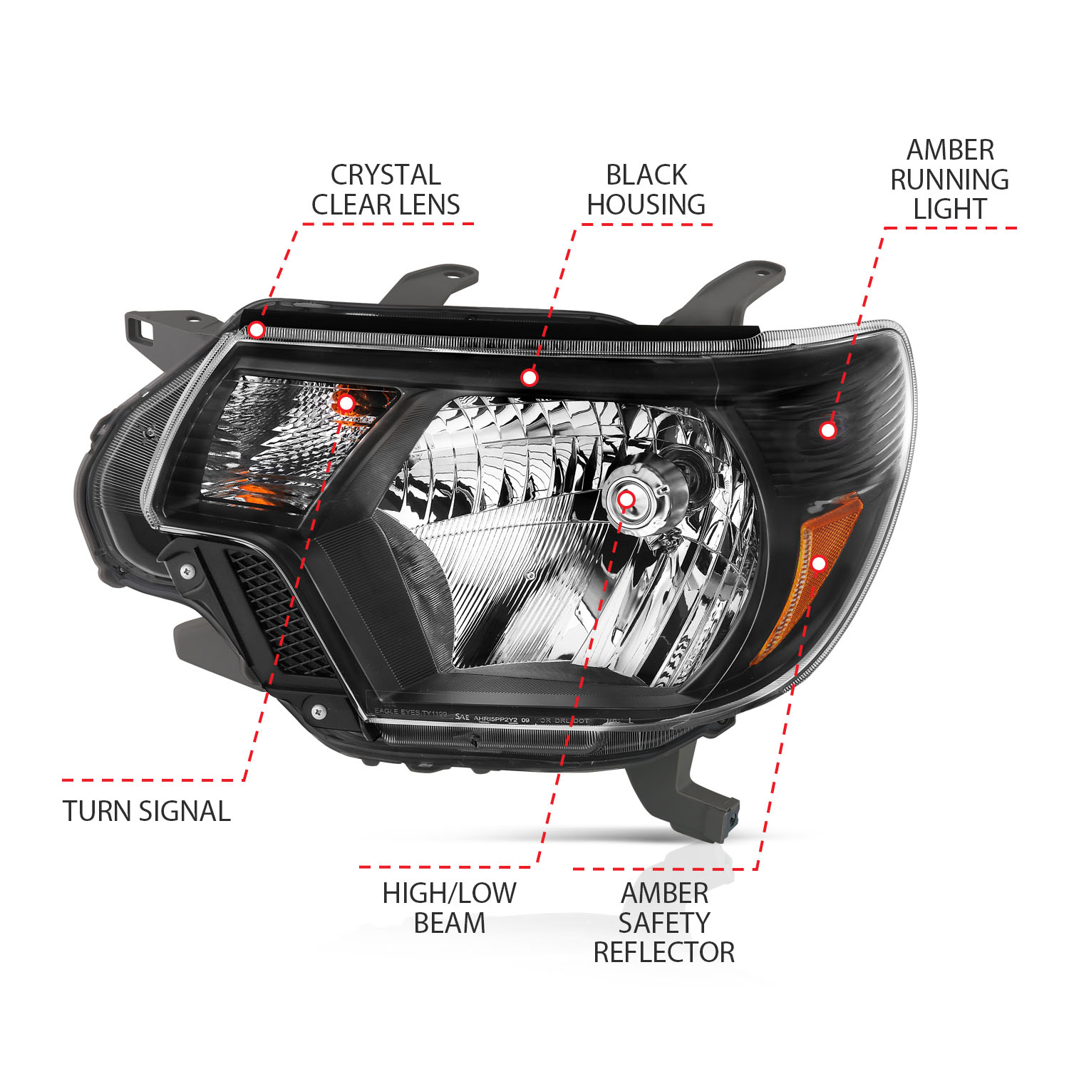 ANZO USA ANZO USA Crystal Headlights 111395