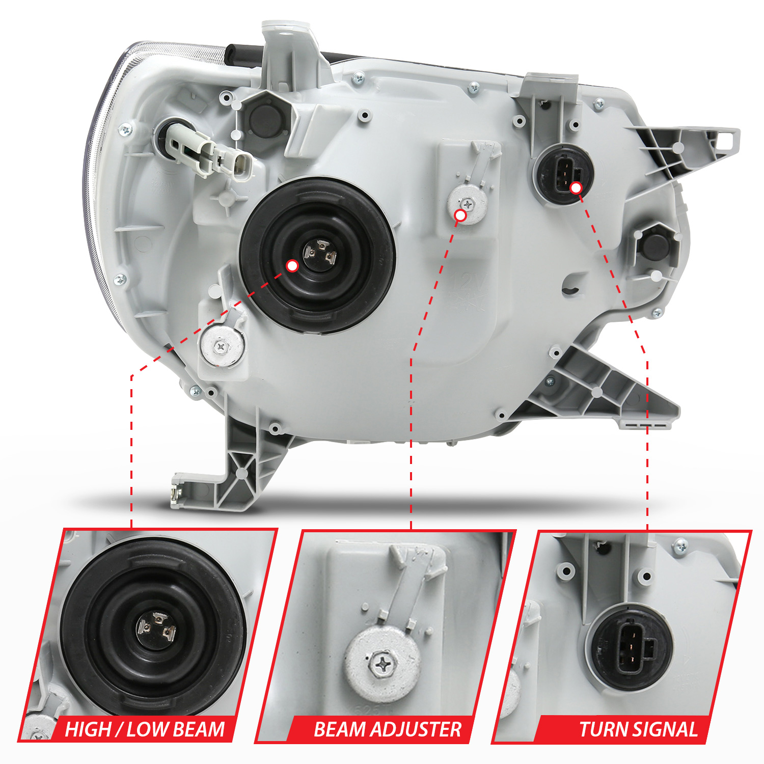 ANZO USA ANZO USA Crystal Headlights 111395