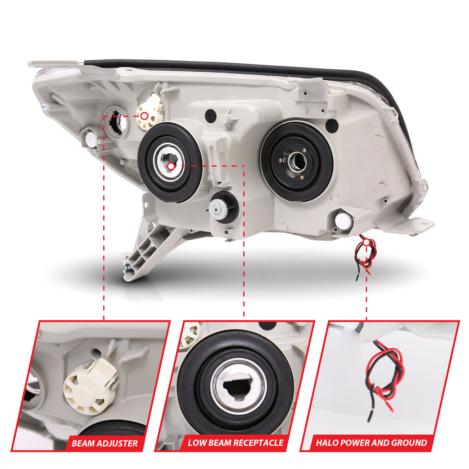 ANZO USA Projector Headlight Set 111320