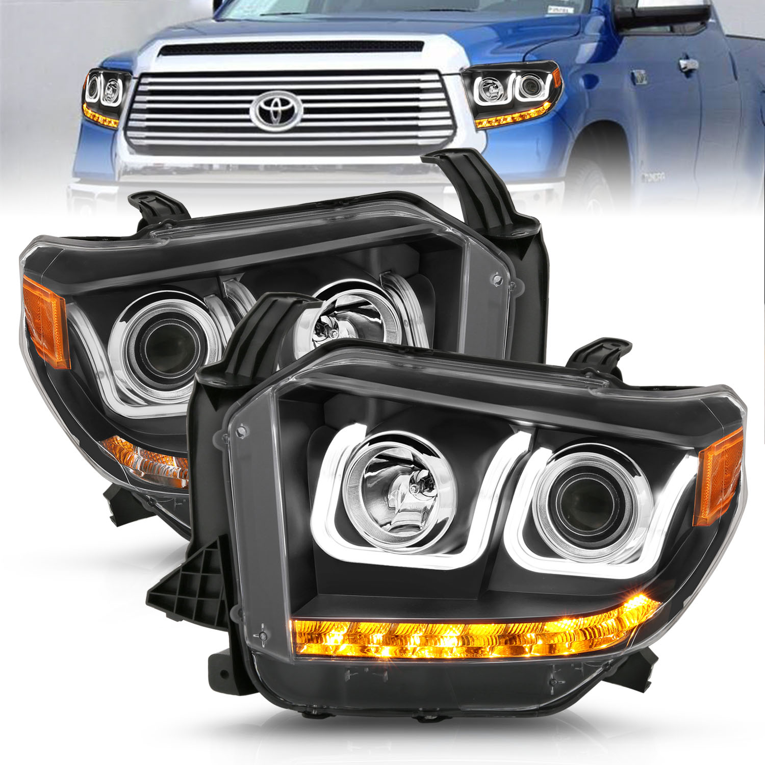 ANZO USA Projector Headlight Set 111326
