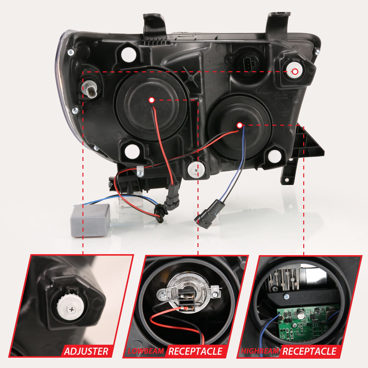 ANZO USA Projector Headlight 111447