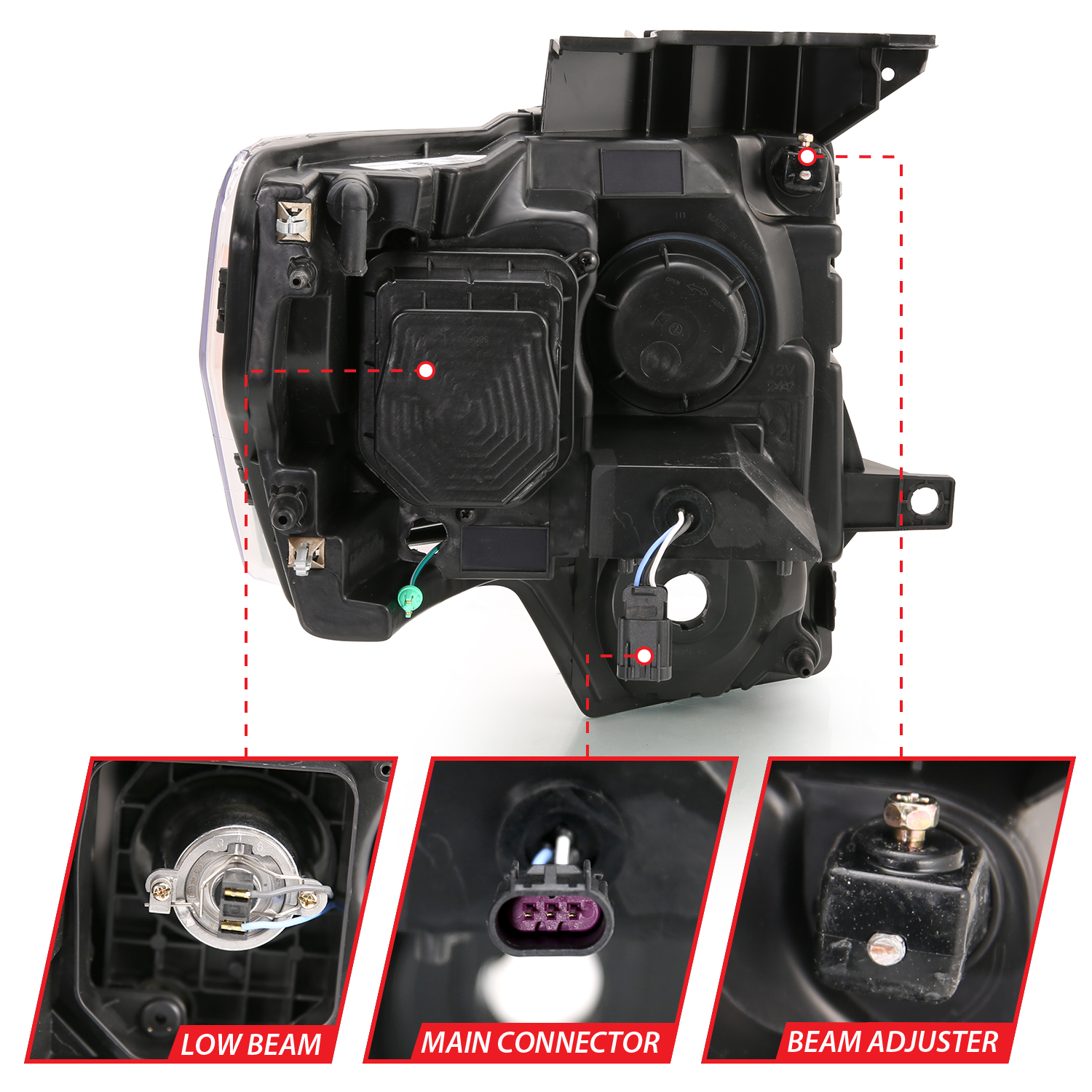 ANZO USA Projector Headlights 111444