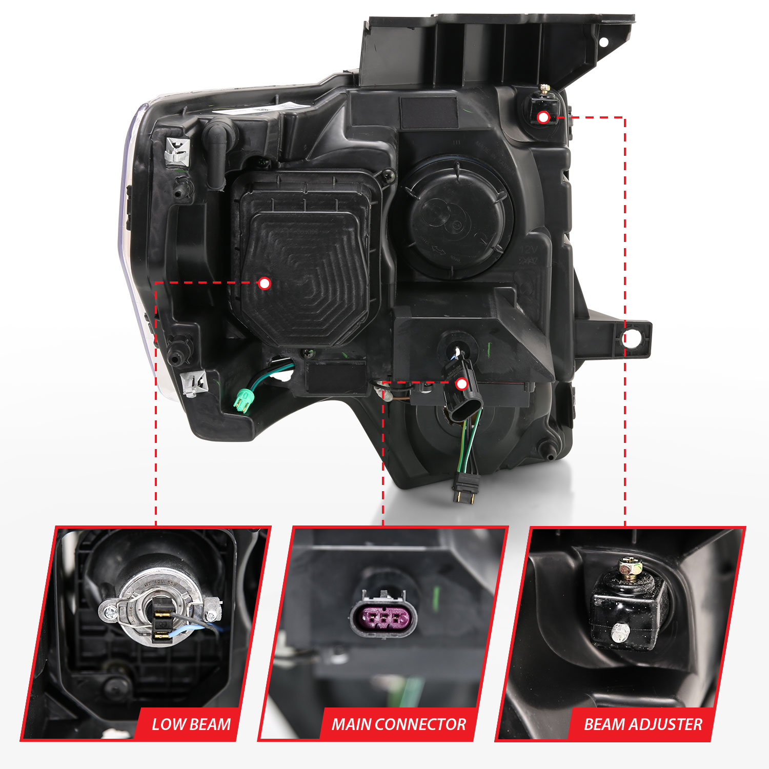 ANZO USA Projector Headlights 111446