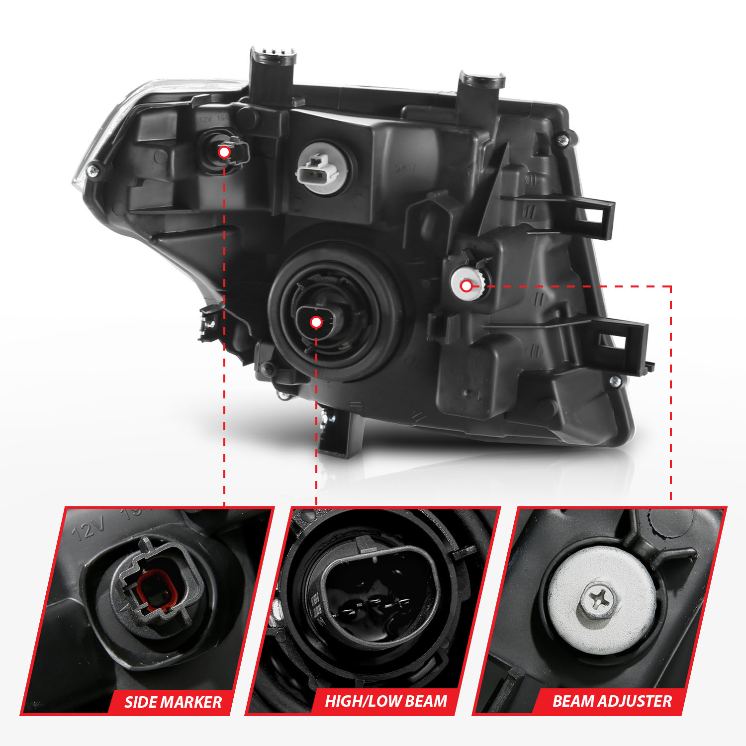 ANZO USA Crystal Headlight 111463