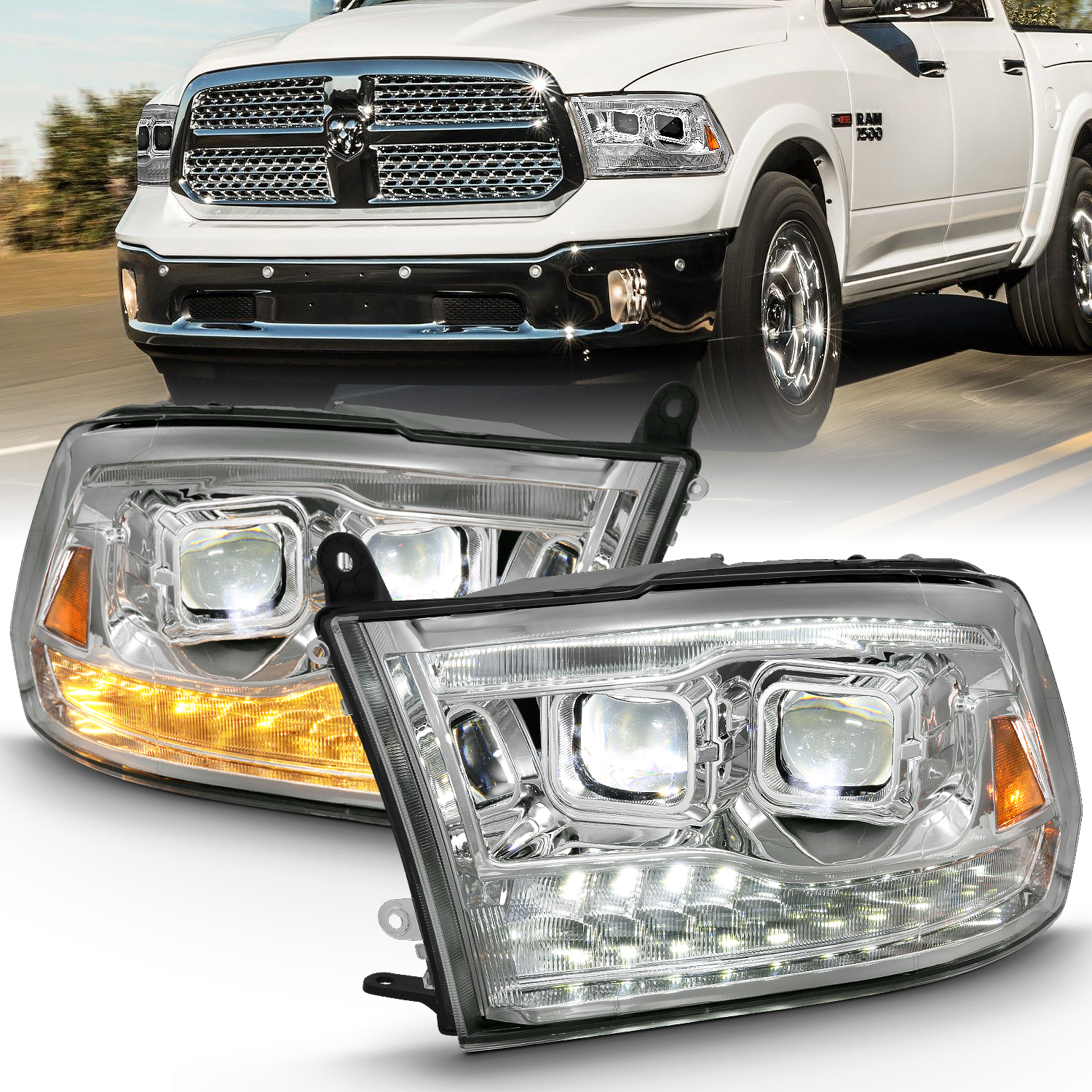 ANZO USA LED Projector Headlights 111465