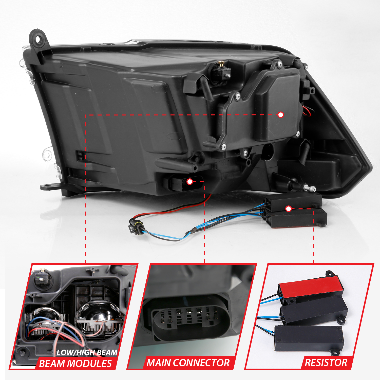 ANZO USA LED Projector Headlights 111465