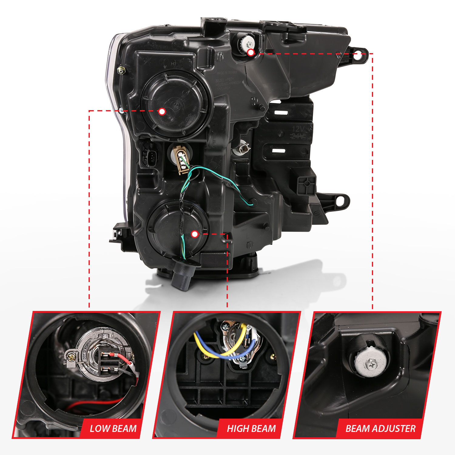 ANZO USA Projector Headlights 111468