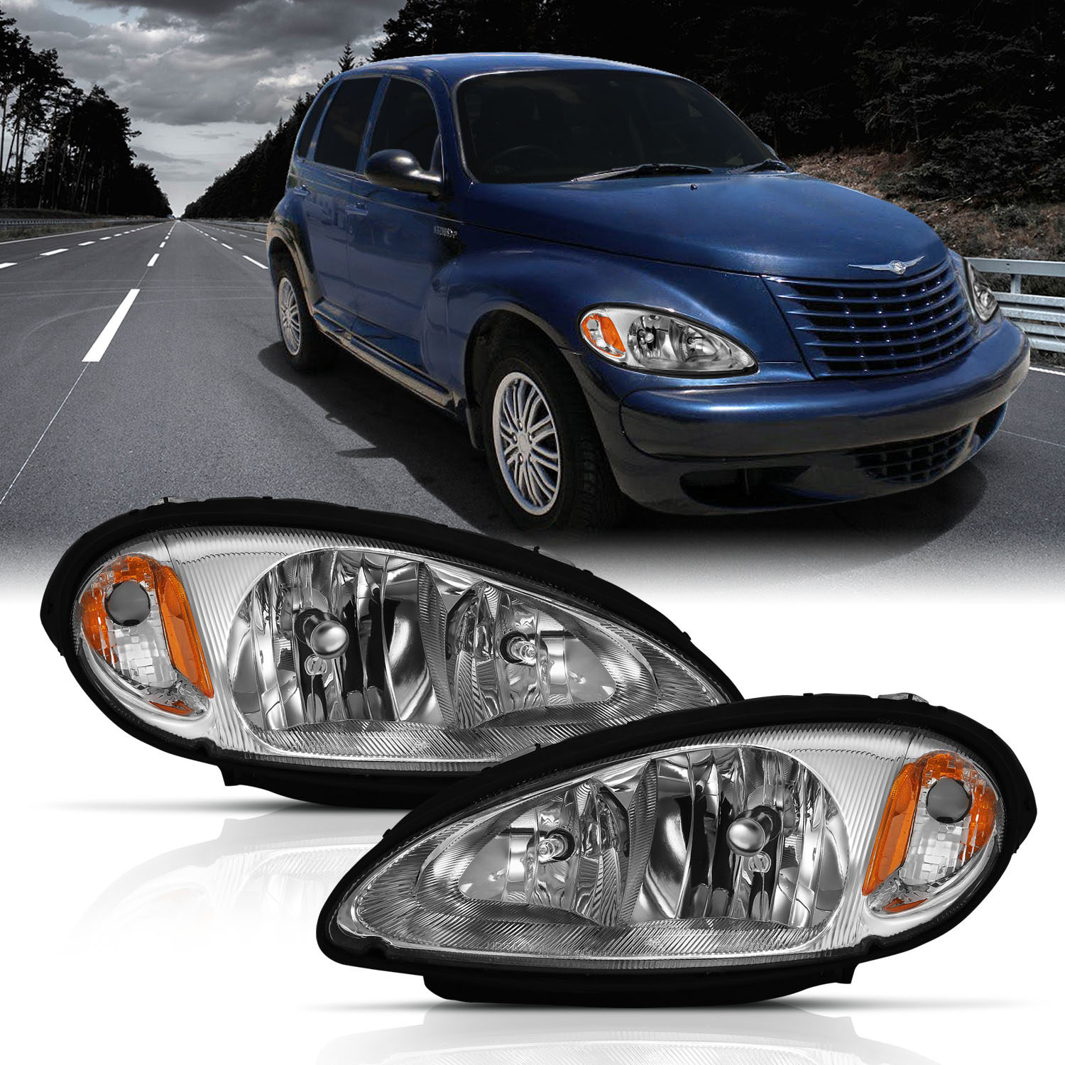 ANZO USA Crystal Headlights 111472